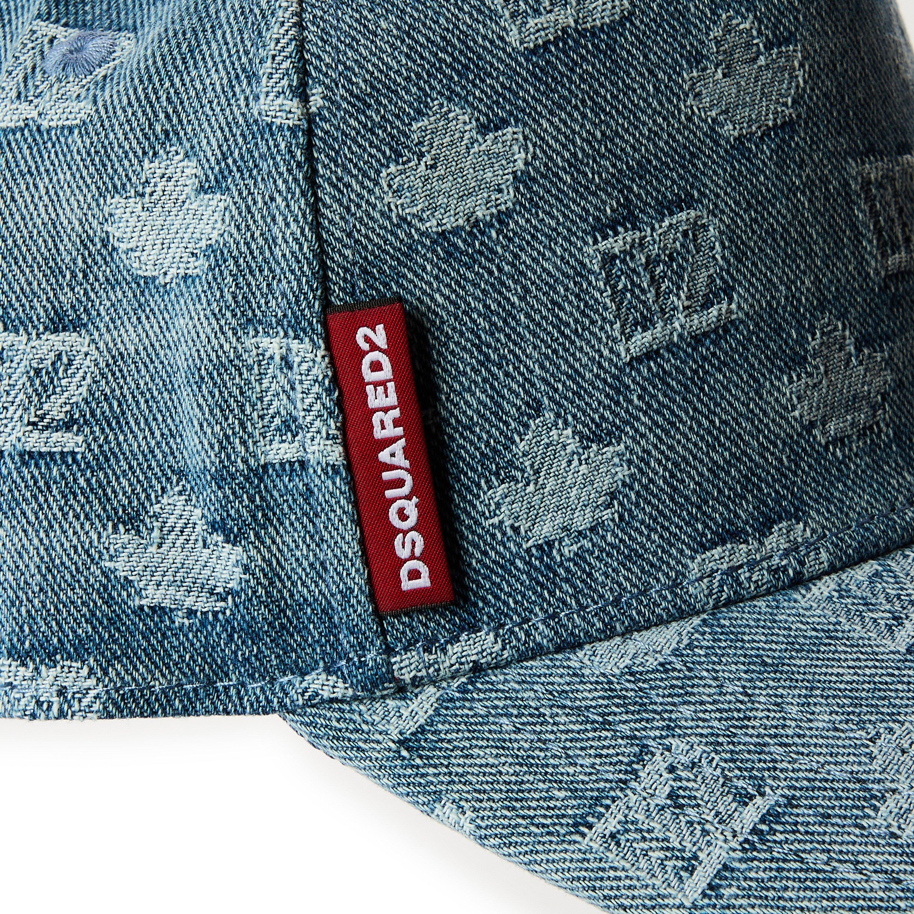 Blue - DSquared2 - DSQ Denim Cap Sn62 - 3