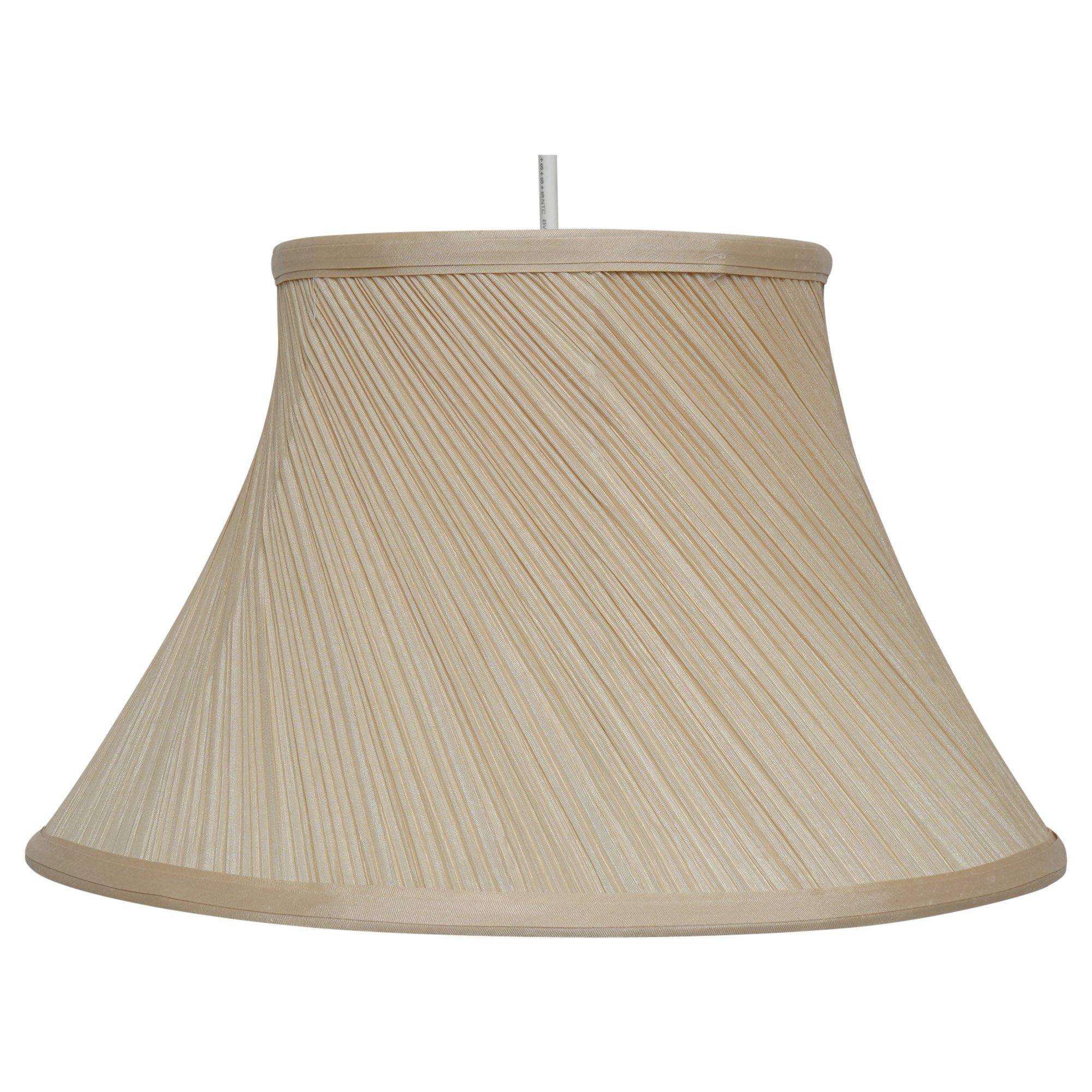 K Living  Mushroom Swirl Pleat Easy - Champagne - Large