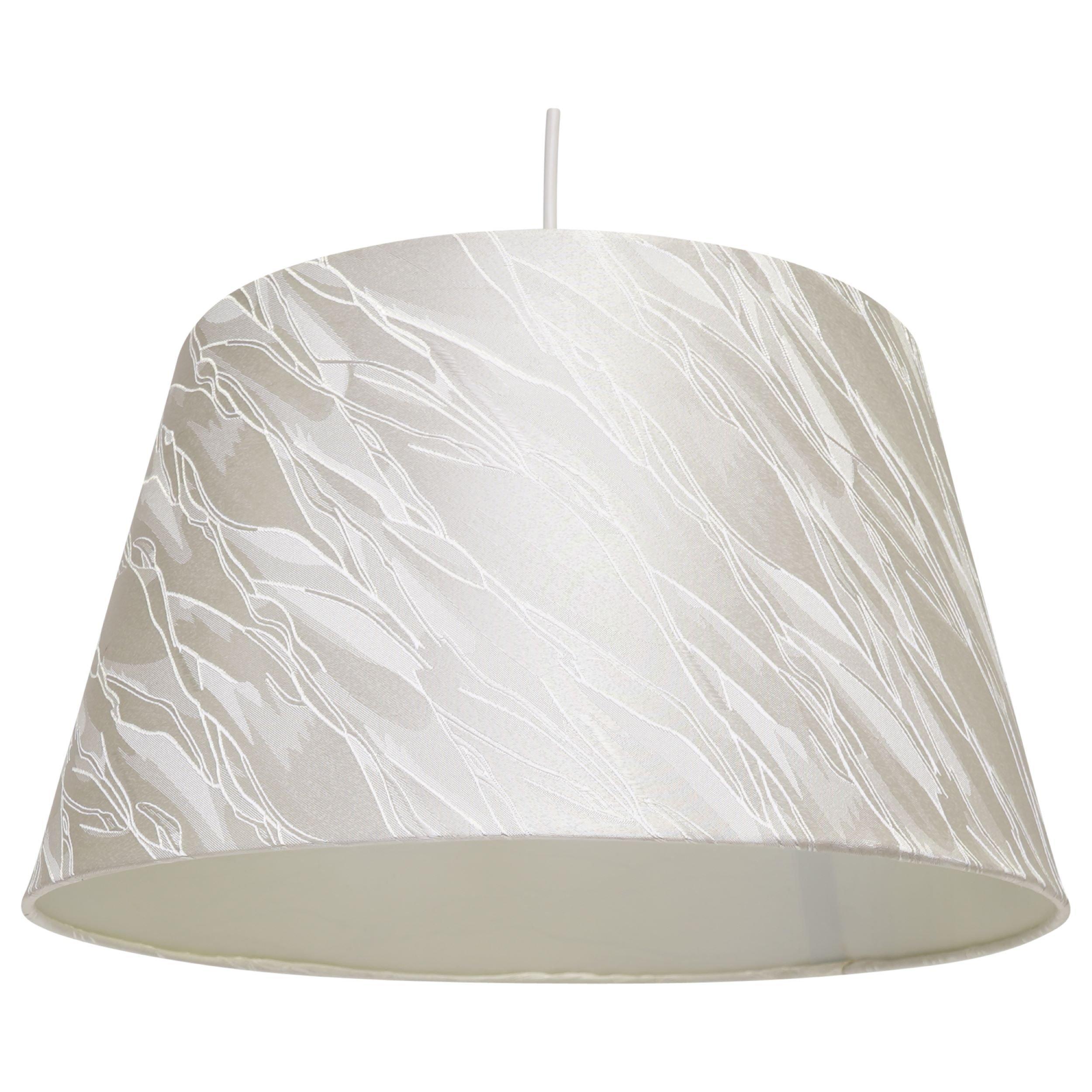 Ivory - K Living - 14 Iceburg Drum Ceiling Table Lamp Shade Cream - 1