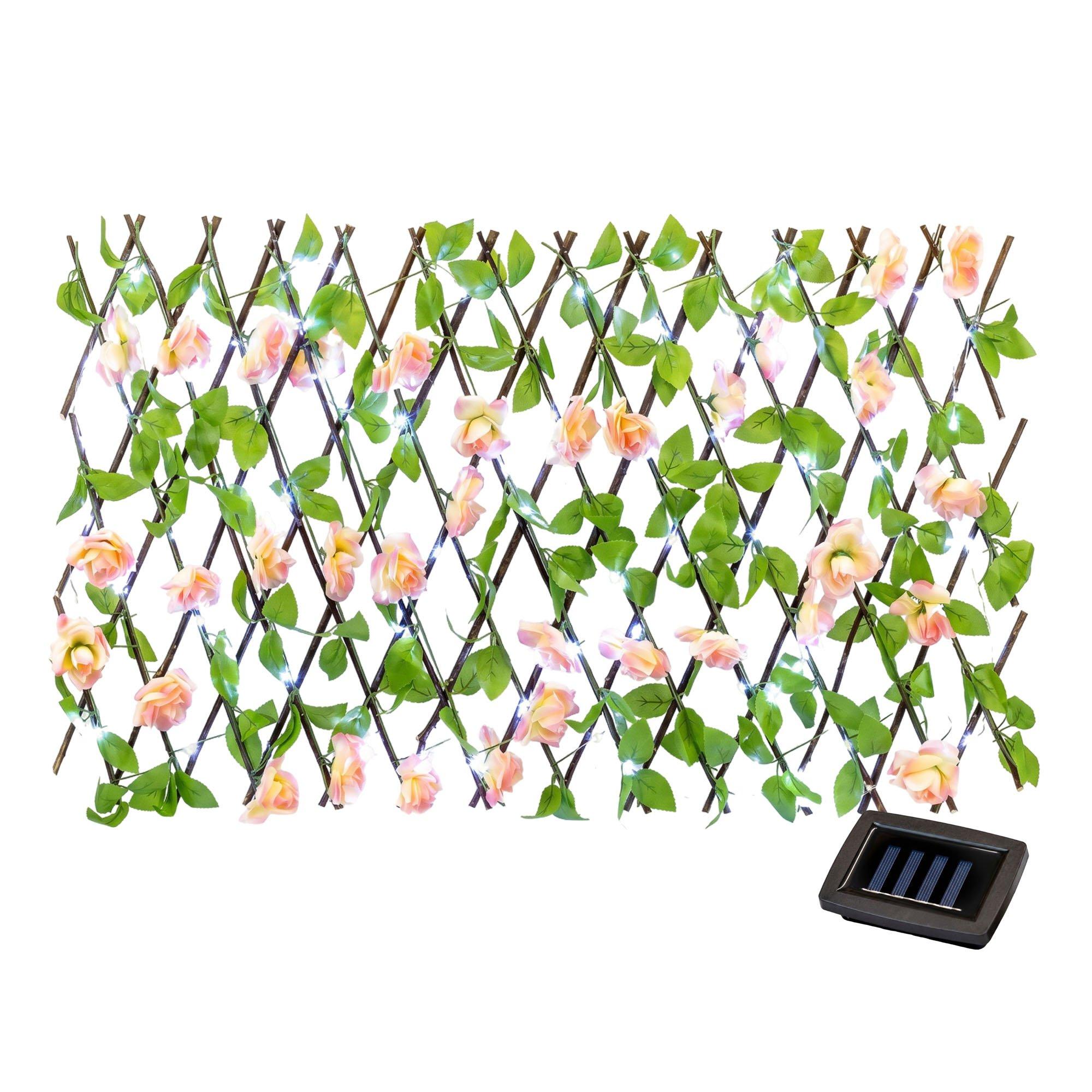 Streetwize | Solar Pink Flower Trellis | FRASERS