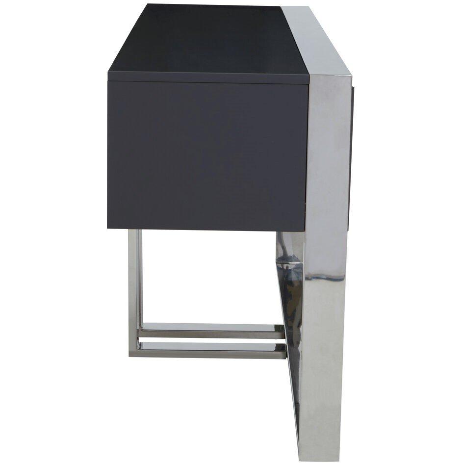 Grey - Fifty Five South - Genoa Grey Finish Console Table - 2