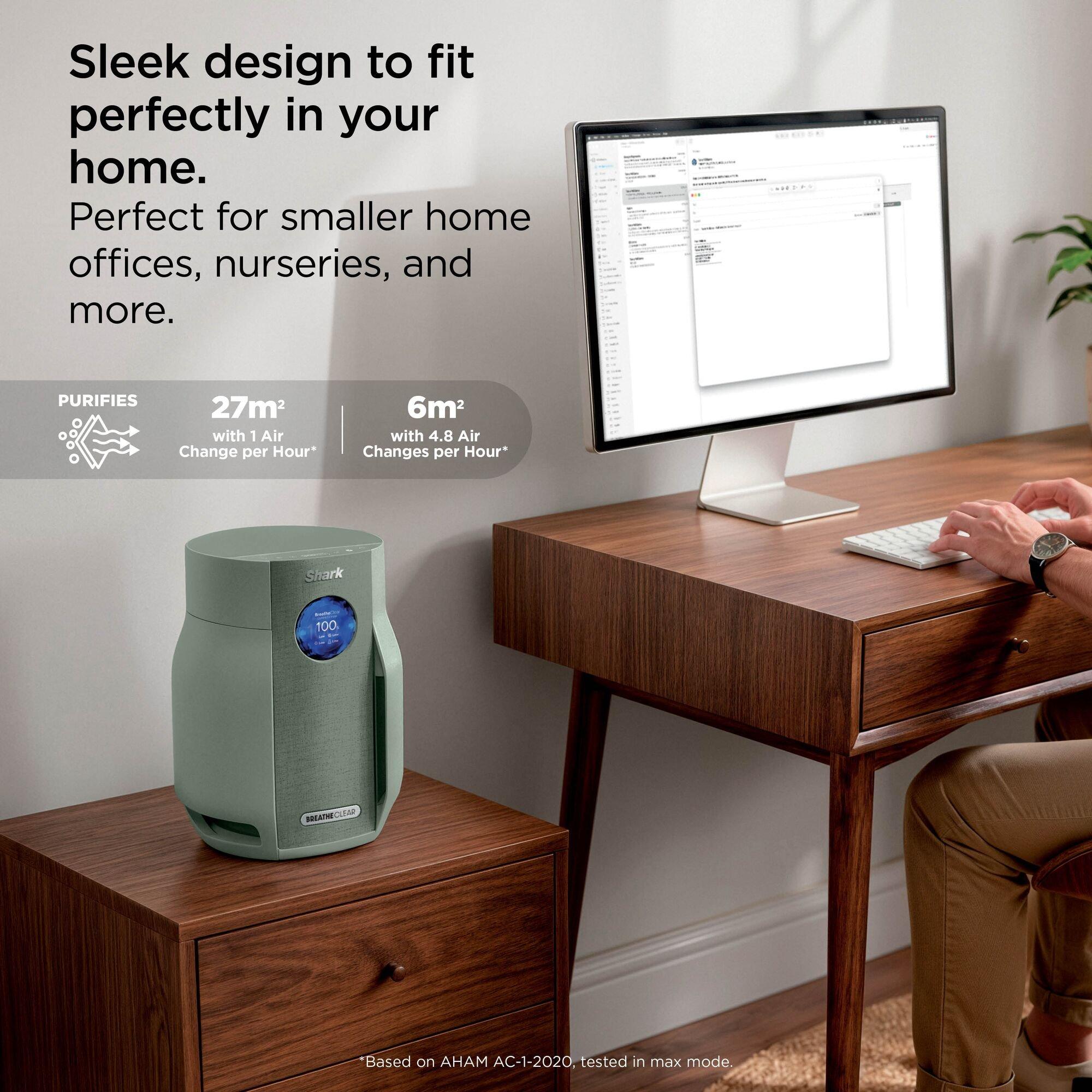 Sage - Shark - BreatheClear Compact Air Purifier HP062UKGN - 5