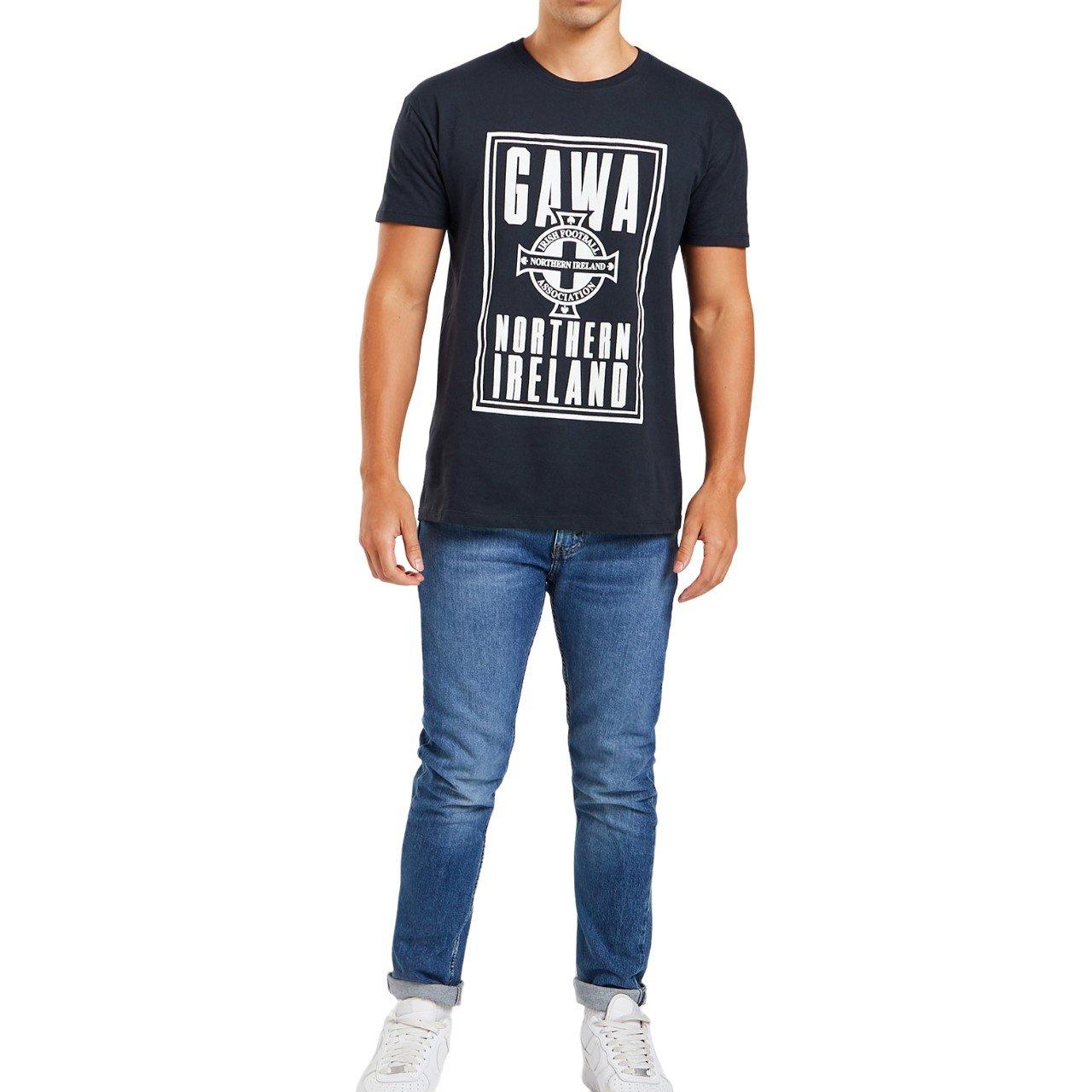 Marineblau - Source Lab - Men's Northern Ireland GAWA Short-Sleeve T-Shirt - 1