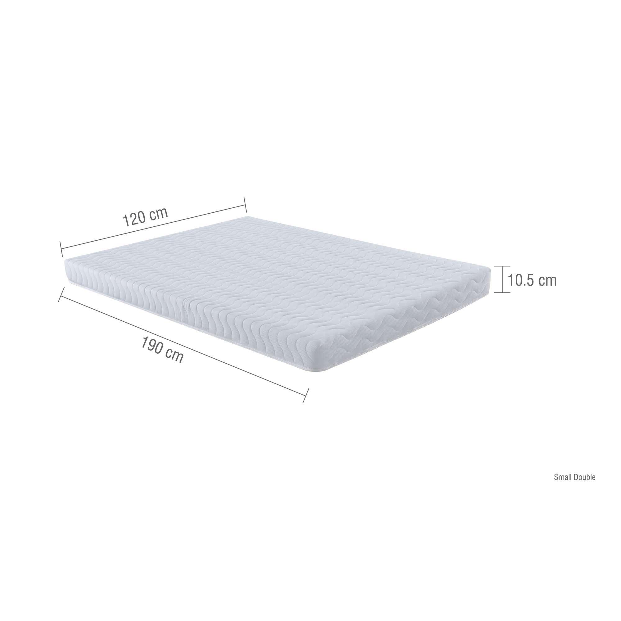 White - Birlea - SleepSoul Nimbus Foam Mattress - 8