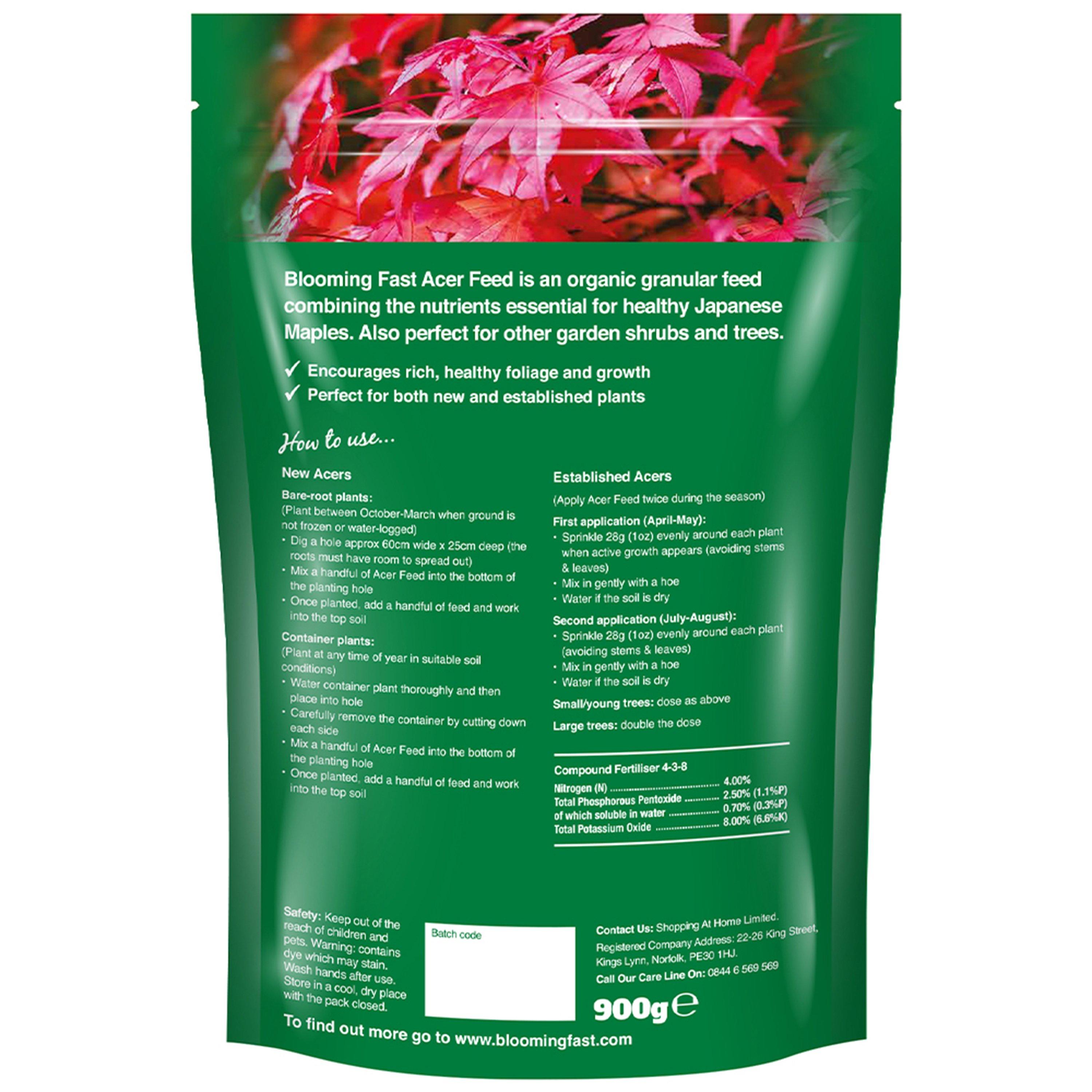Brown - YouGarden - Blooming Fast Acer Feed 900g - 2