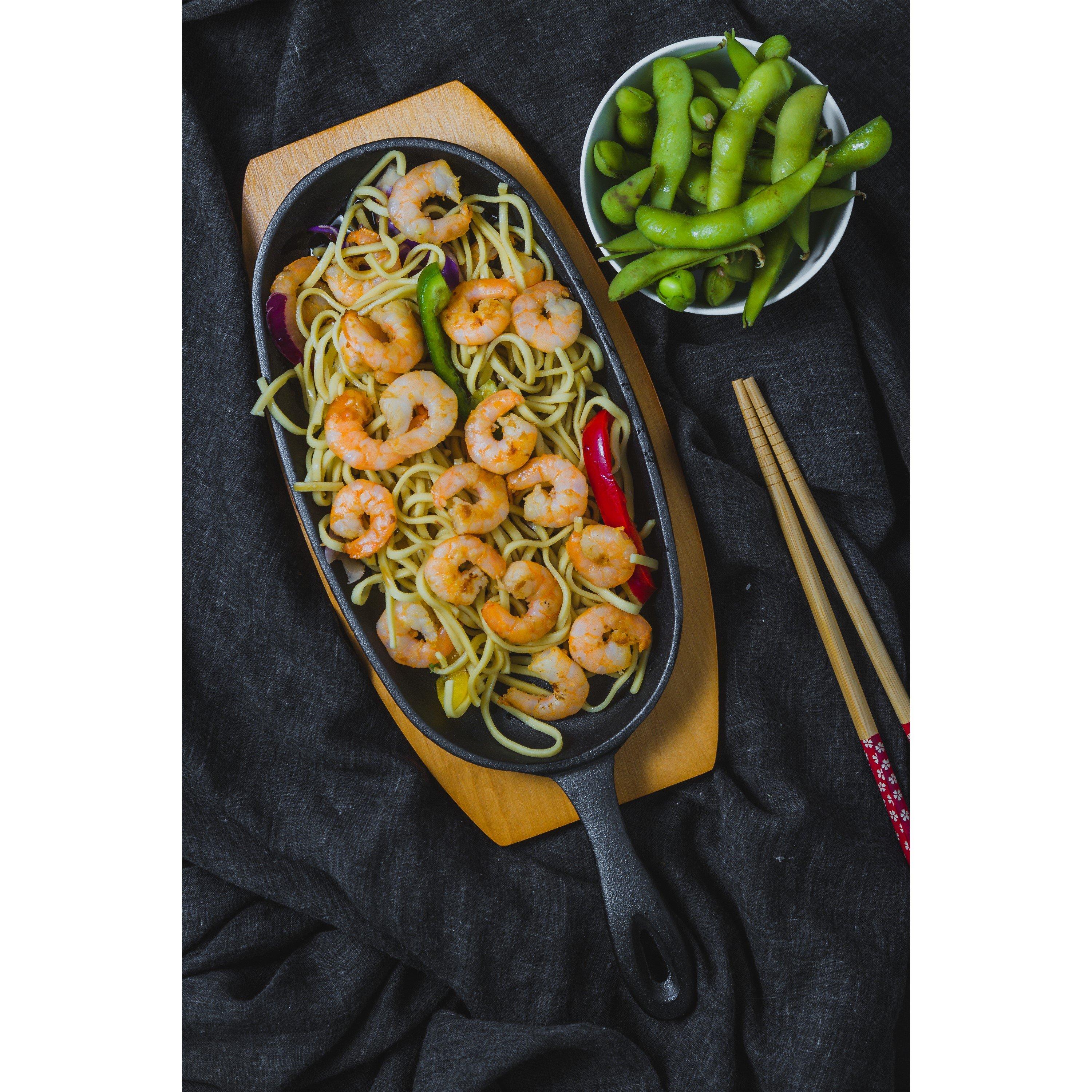 Black - KitchenCraft - KitchenCraft World of Flavours Oriental Iron Sizzl - 6