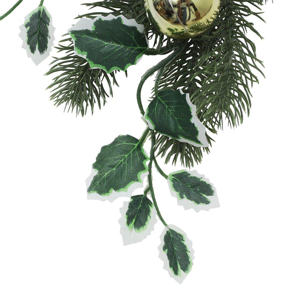 Green - LIFE IDEAS - Christmas Swag LED Lights Holiday Decor - 7