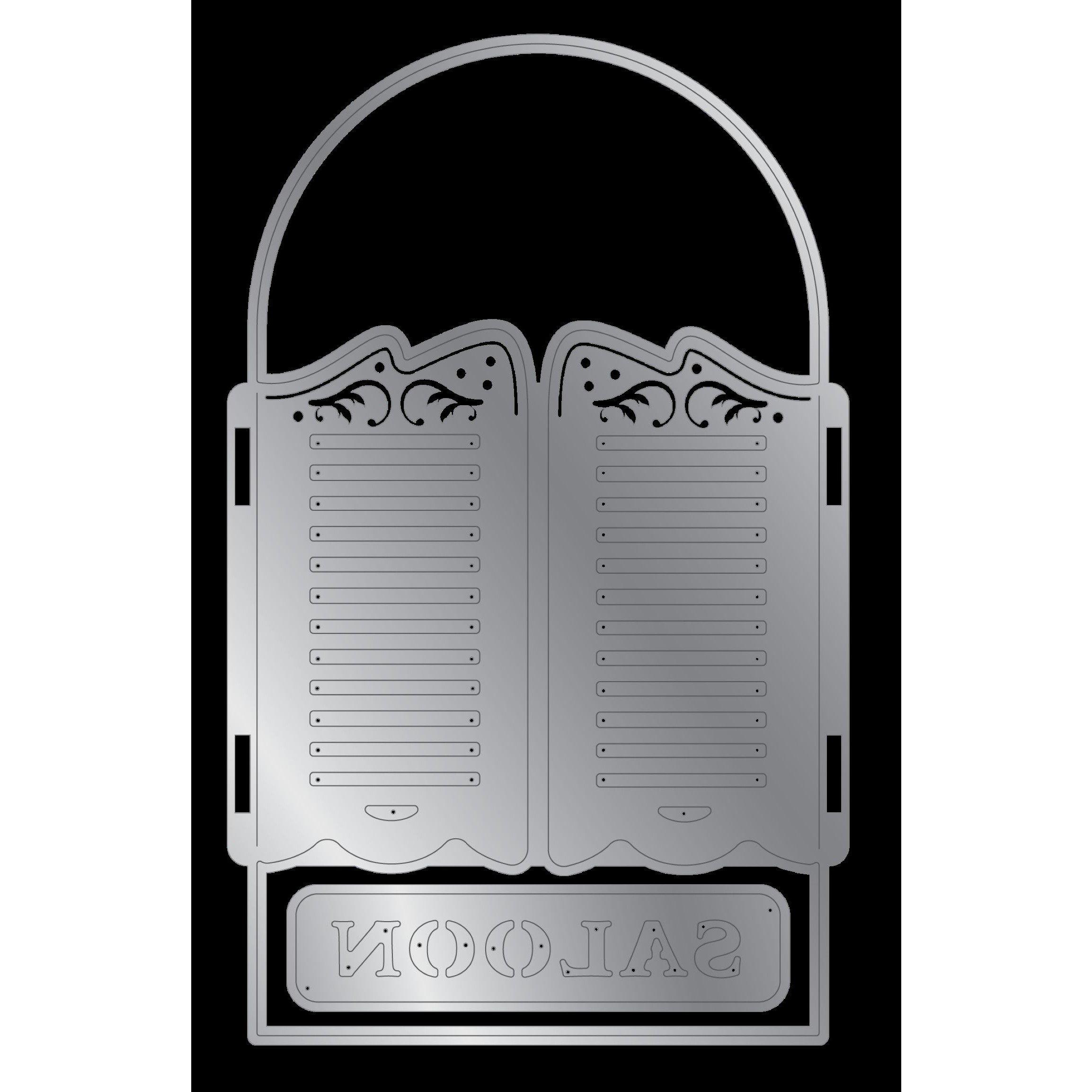 Multi - Crafters Companion - Western Saloon Metal Die Create-a-Card - 2