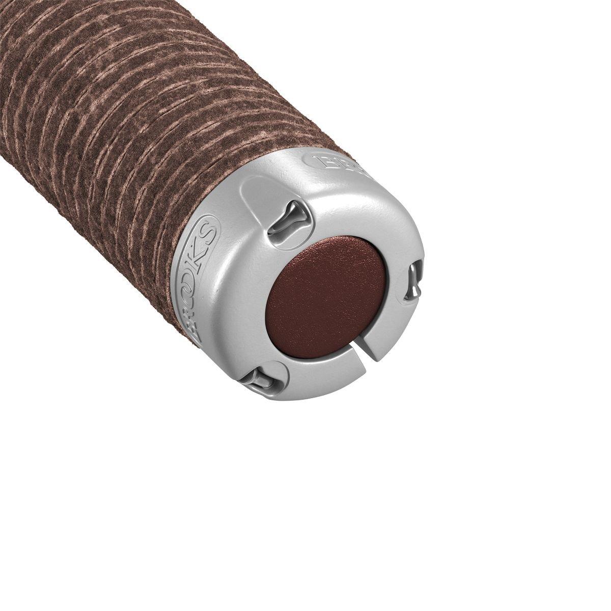 Brown - Brooks - Plump Leather Grips - 2