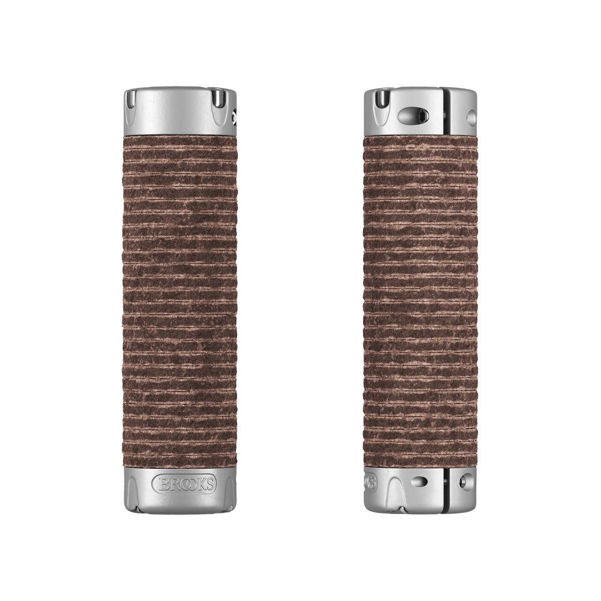 Brown - Brooks - Plump Leather Grips - 3