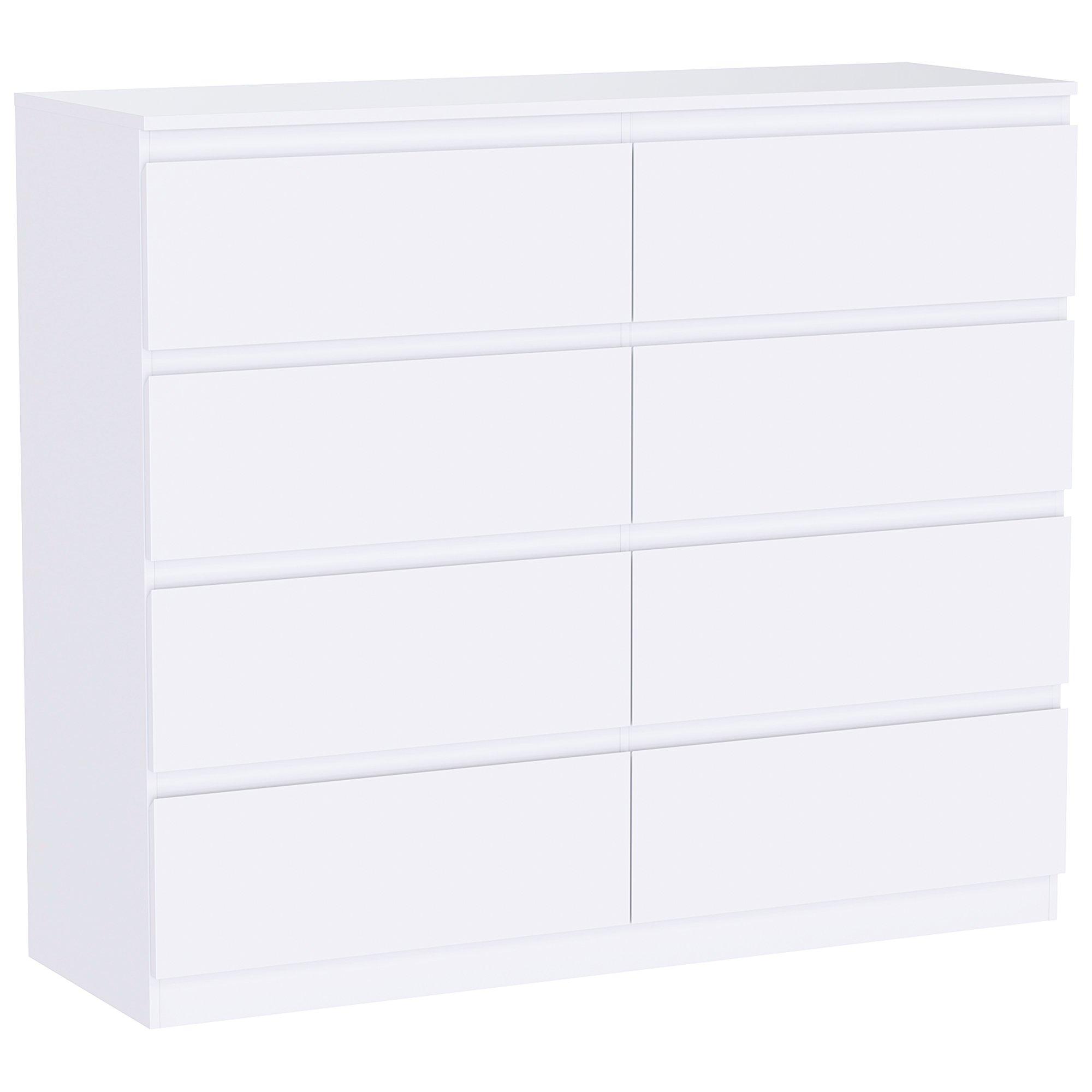 White - Lassic - Vida Designs 3 Piece Denver Bedroom Set 5 - 11