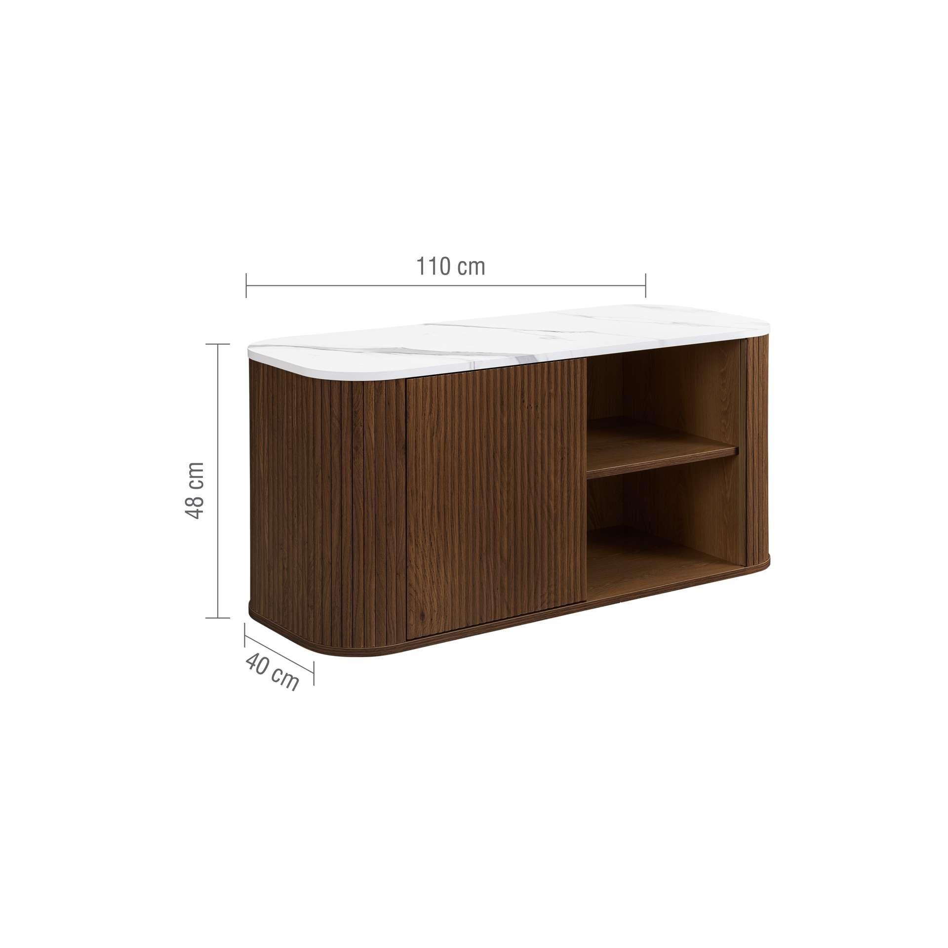 Brown - Birlea - Russo Small TV Unit - 13