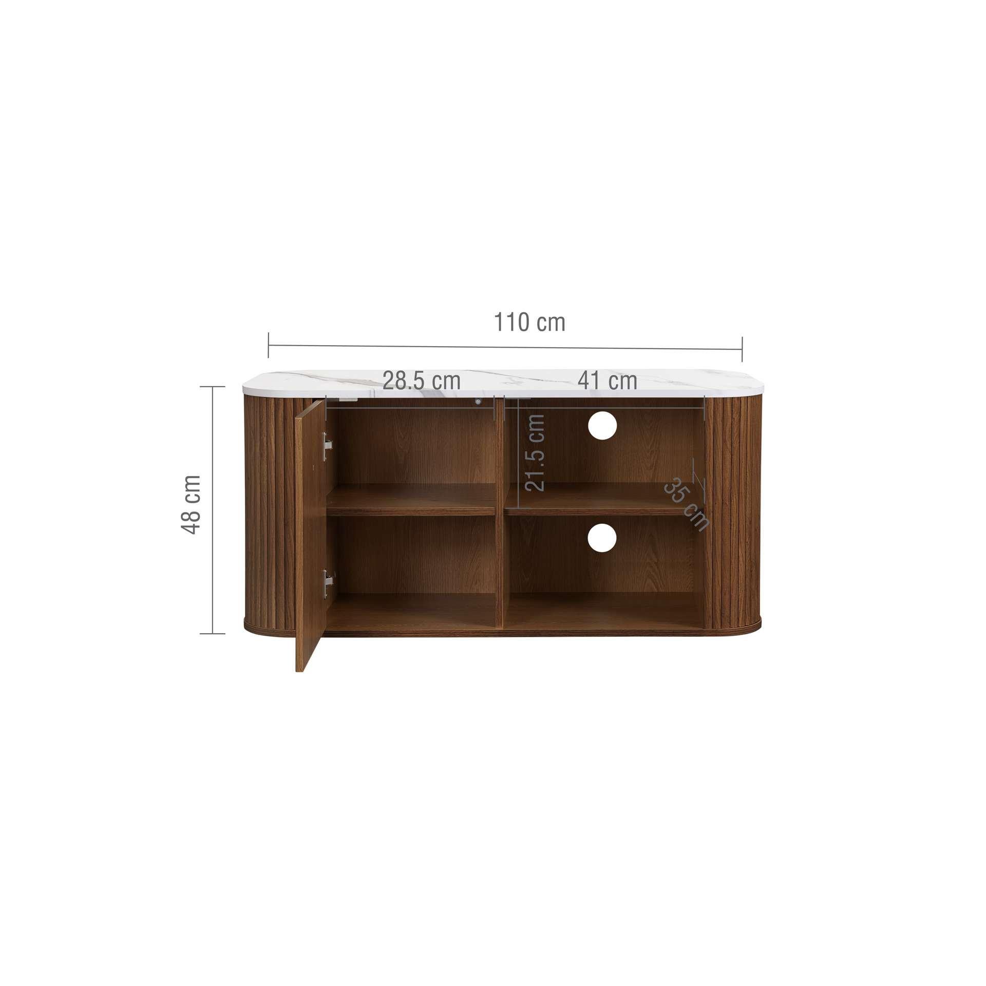 Brown - Birlea - Russo Small TV Unit - 14