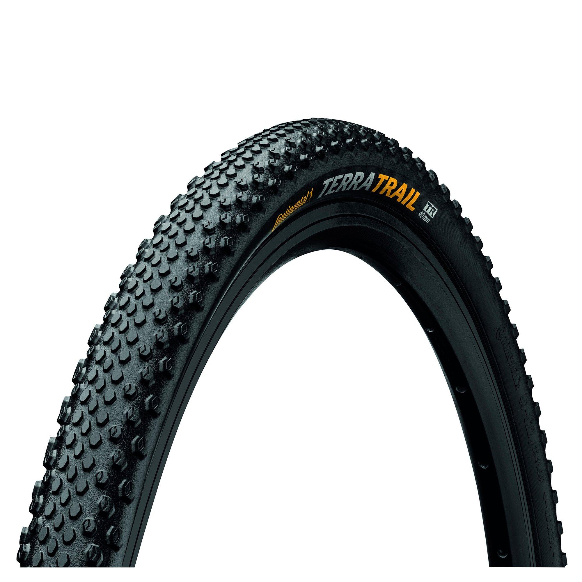 Continental  Terra Trail Shieldwall Tyre - Foldable Puregrip Co - Black/Black - 650X47B