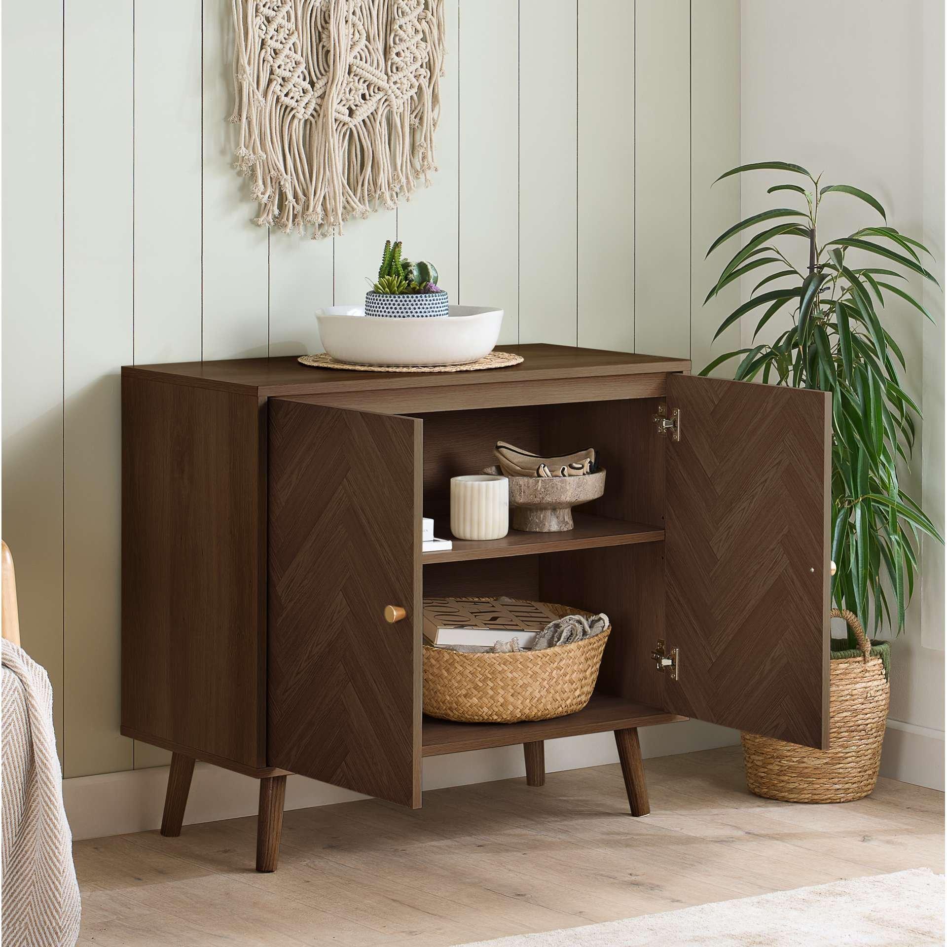 Brown - Birlea - Herringford 2 Door Sideboard - 2