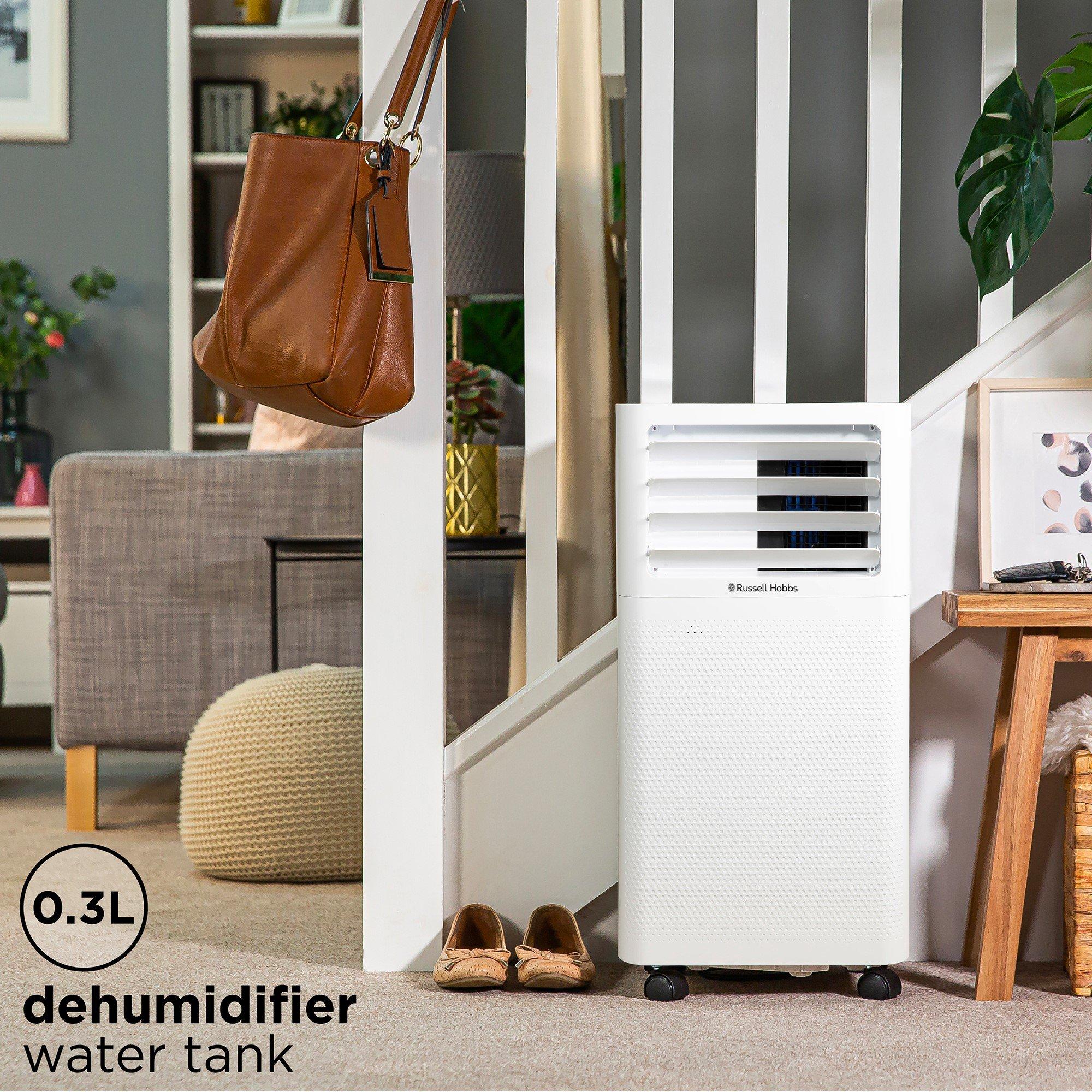 White - Russell Hobbs - RHPAC3001 Portable Air Conditioner - 9
