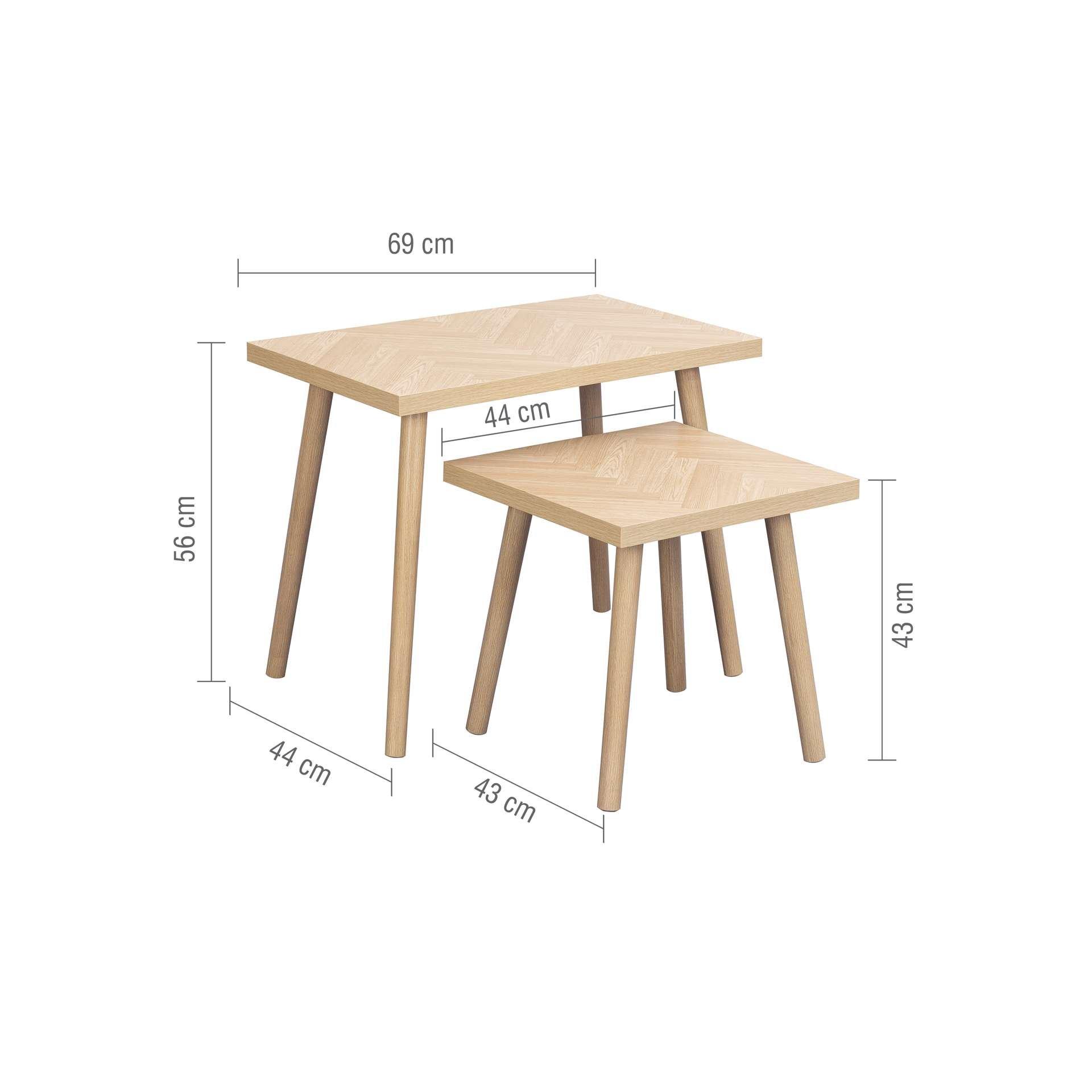 Nude - Birlea - Herringford Nest Of Tables - 10
