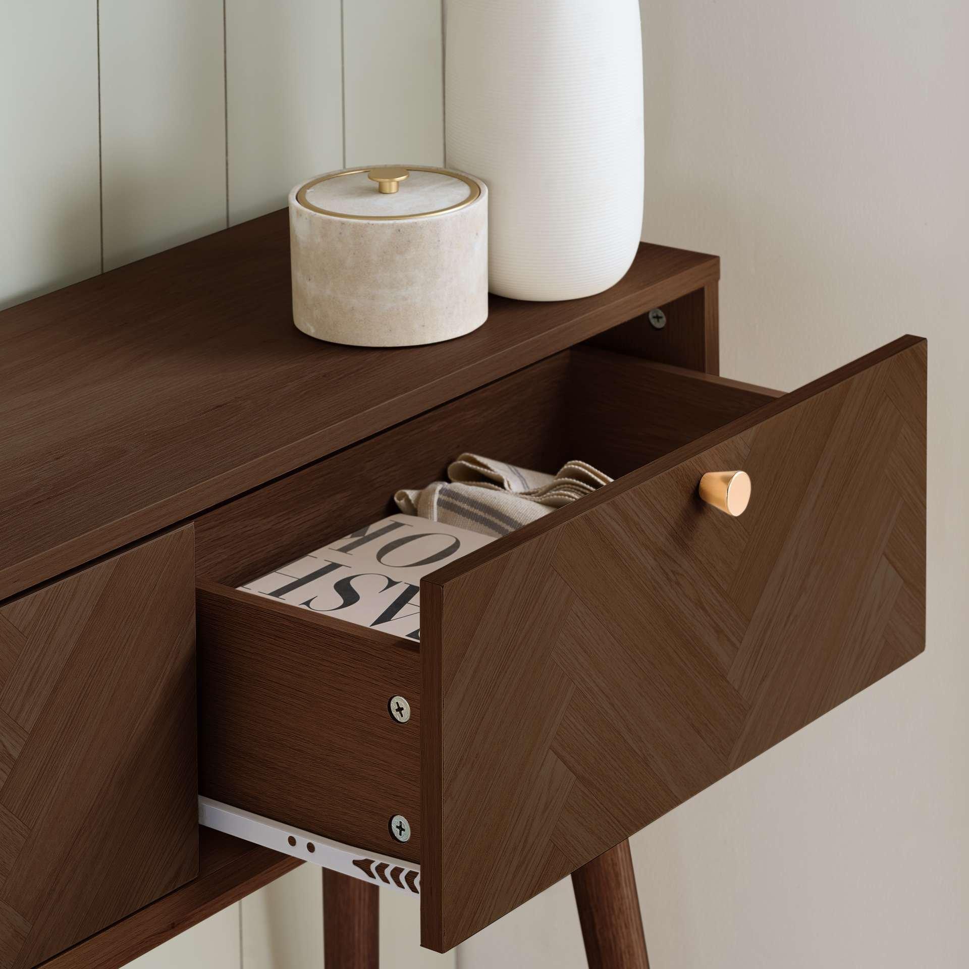 Brown - Birlea - Herringford Console Table - 2
