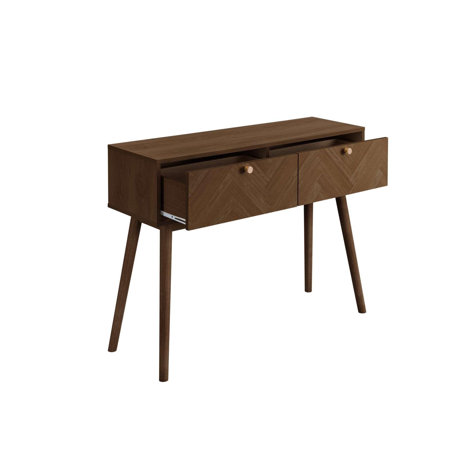 Brown - Birlea - Herringford Console Table - 5
