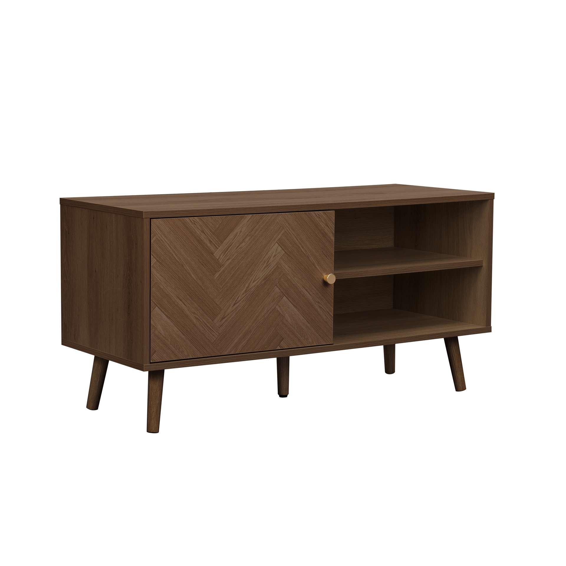 Brown - Birlea - Herringford Small TV Unit - 5