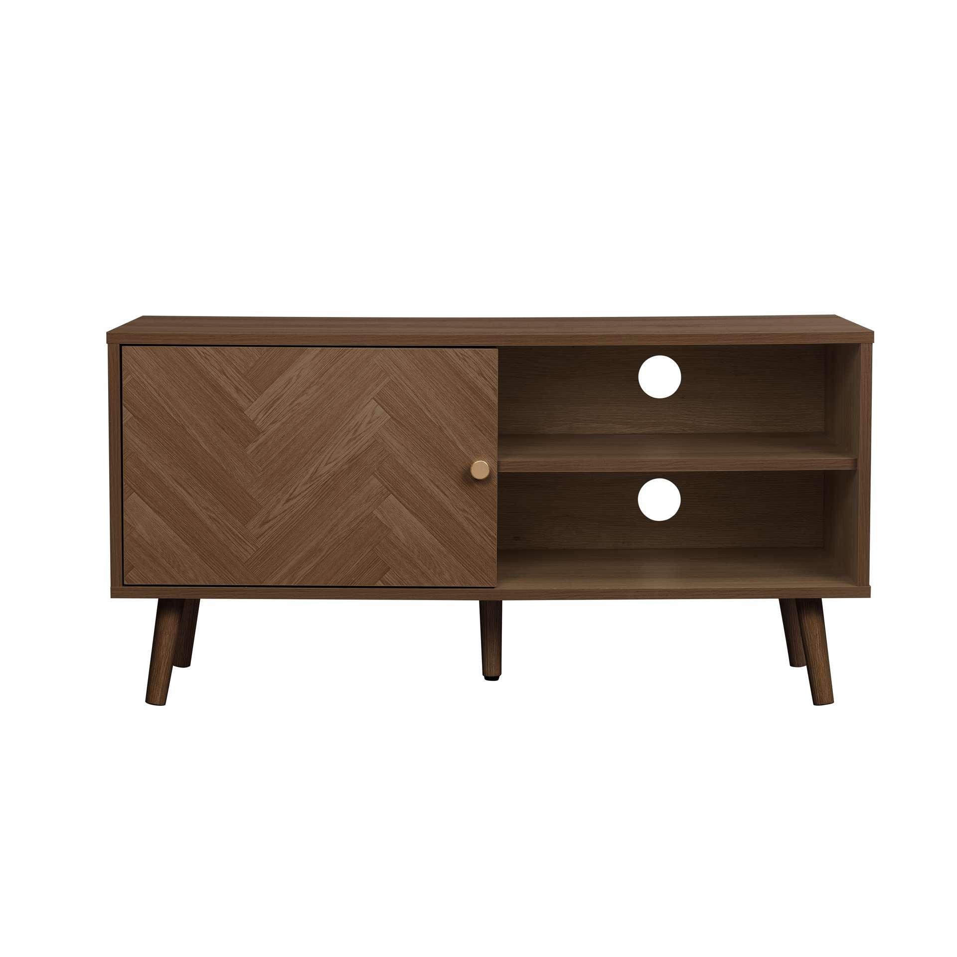 Brown - Birlea - Herringford Small TV Unit - 6