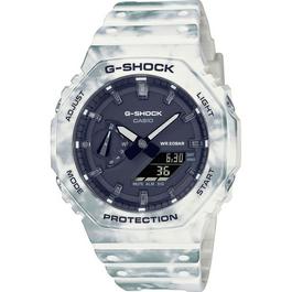 Casio Mens Casio G Shock Camo Series Strap White Watch