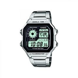 Casio Men Casio World Time Chrono Watch AE 1200WHD 1AVEF