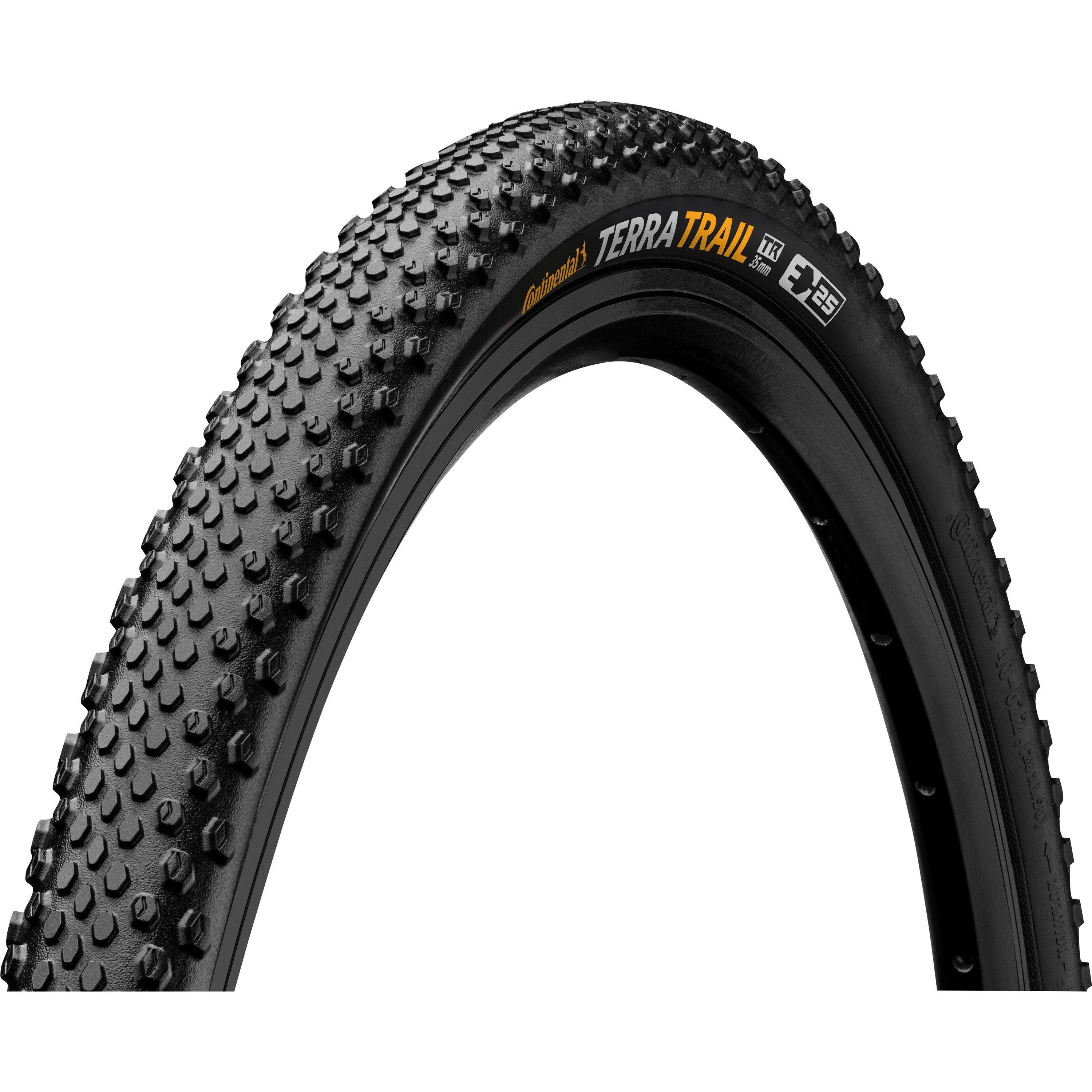 Black/Black - Continental - Terra Trail ShieldWall Tyre - Foldable Skin - 1