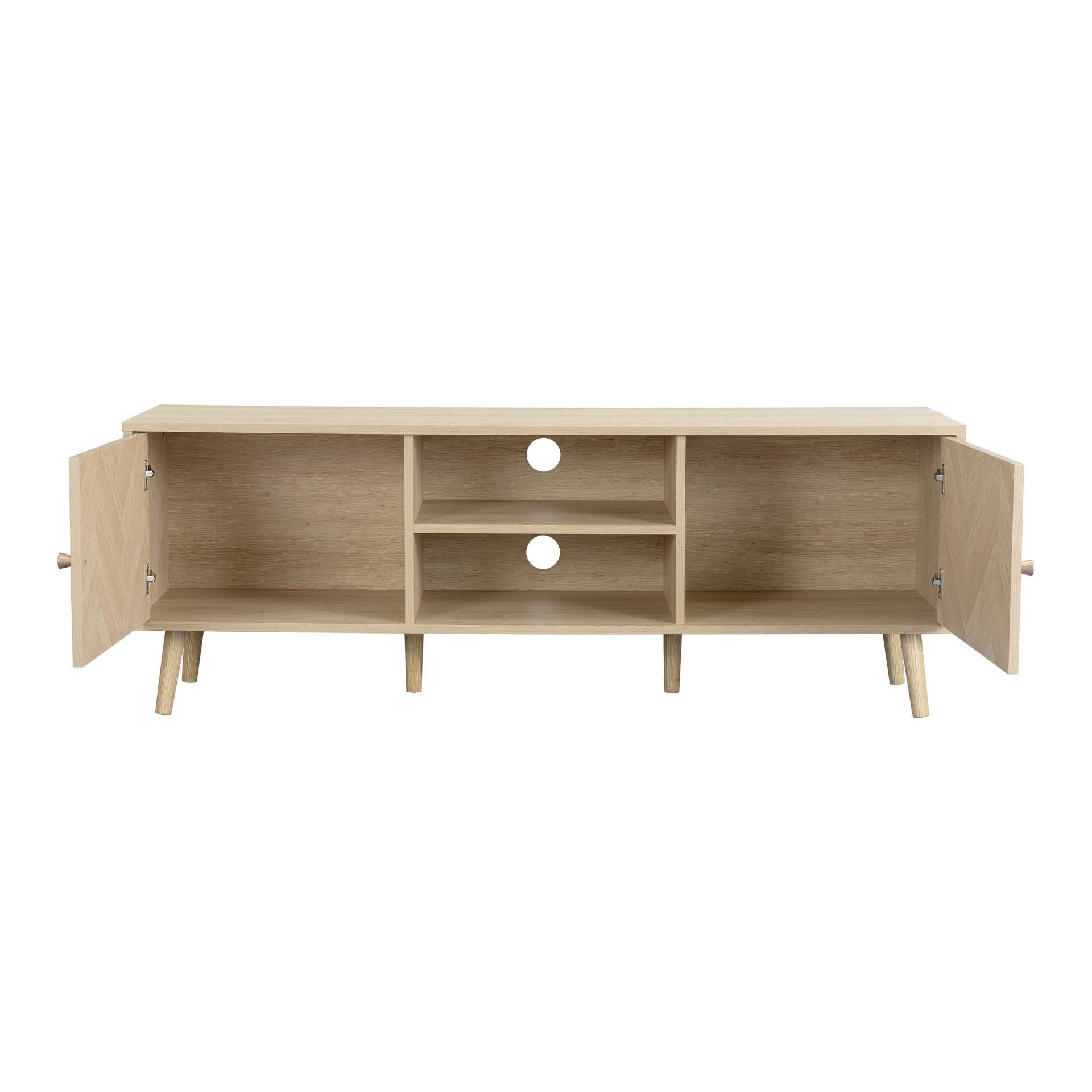 Nude - Birlea - Herringford Large TV Unit - 11