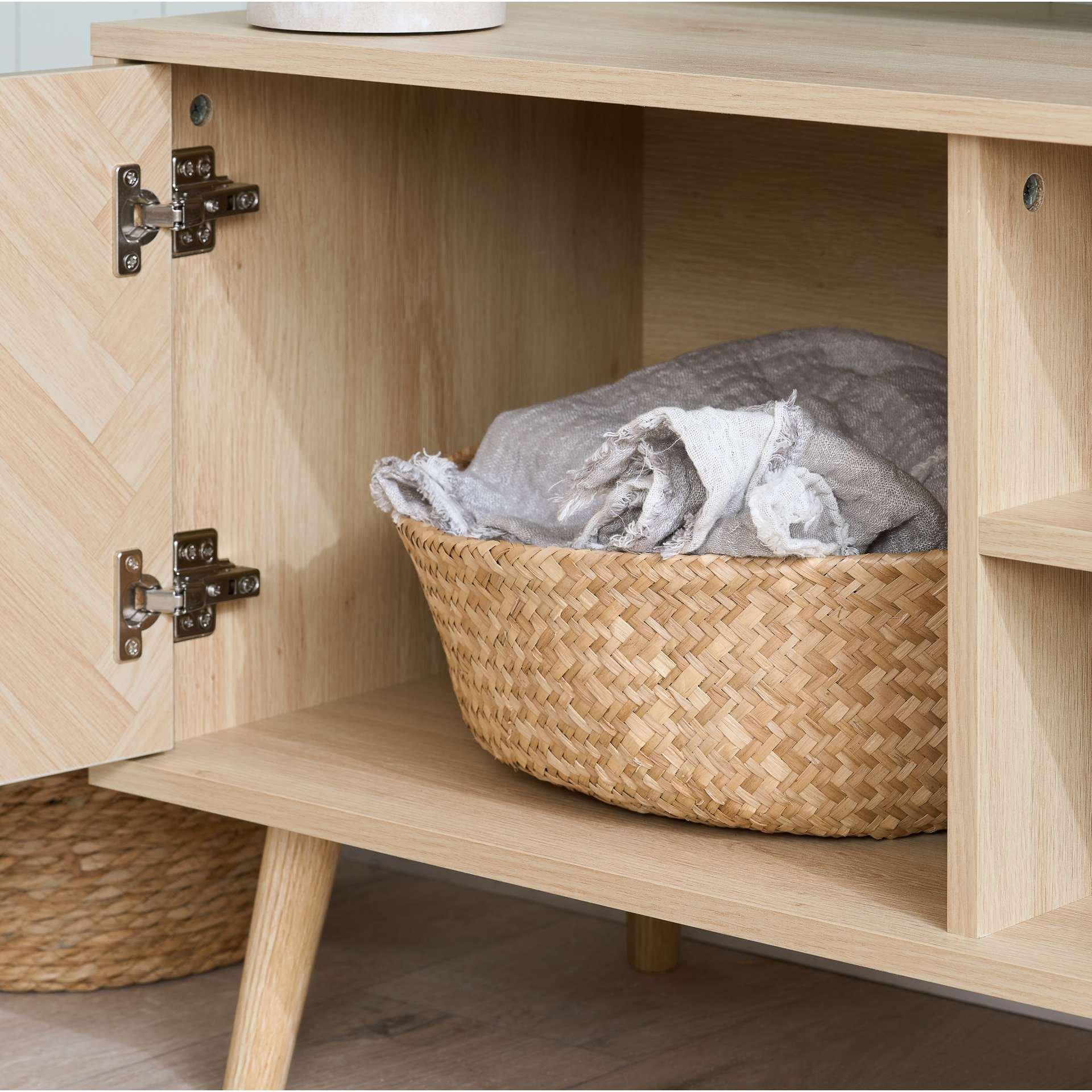 Nude - Birlea - Herringford Large TV Unit - 3