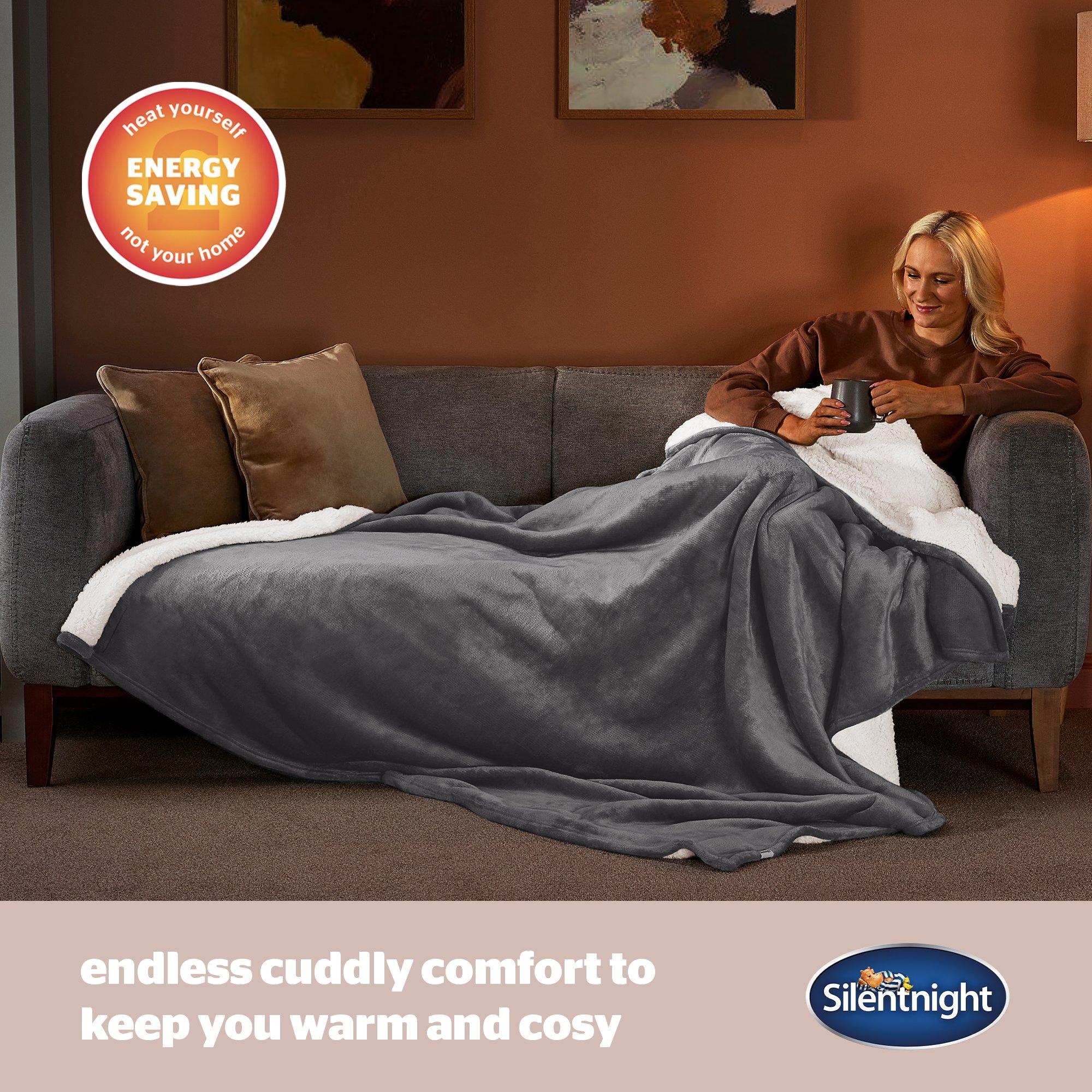 Grey - Silentnight - Snugsie Giant Blanket - 2