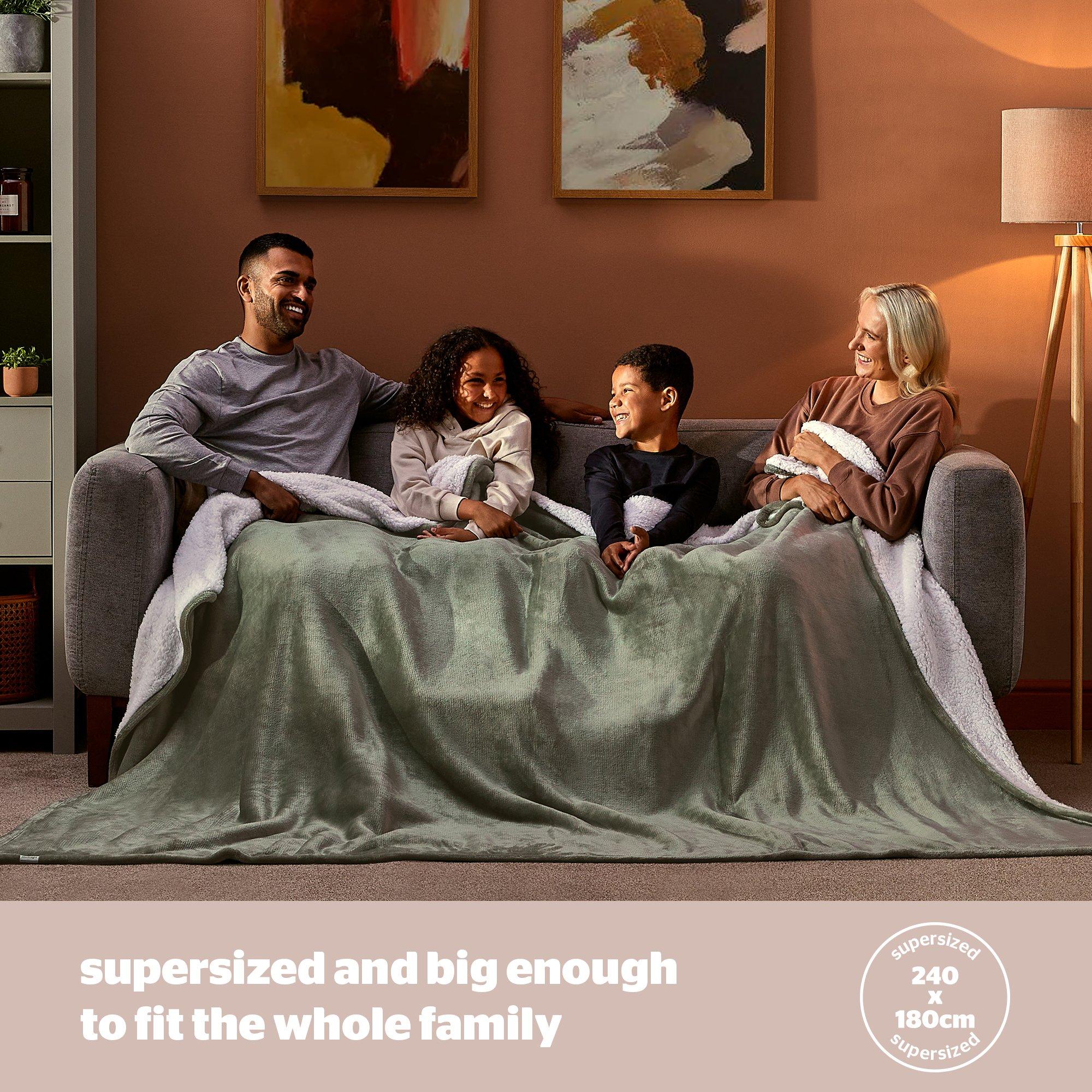 Sage - Silentnight - Snugsie Giant Blanket - 3