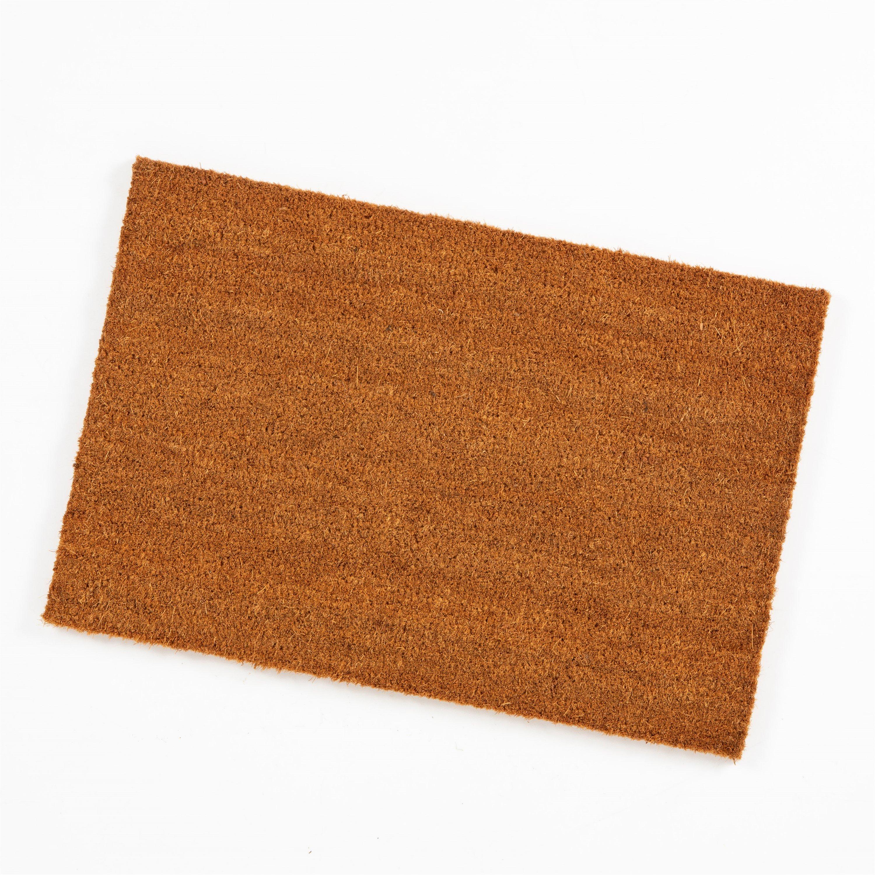 Natural - Arthouse - Astley Plain PVC Backed Coir 40x60cm Natural Doorm - 2