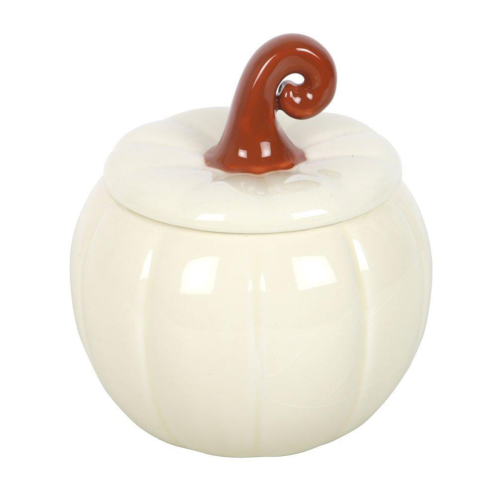 White - Something Different - White Curly Pumpkin Oil Burner - 2