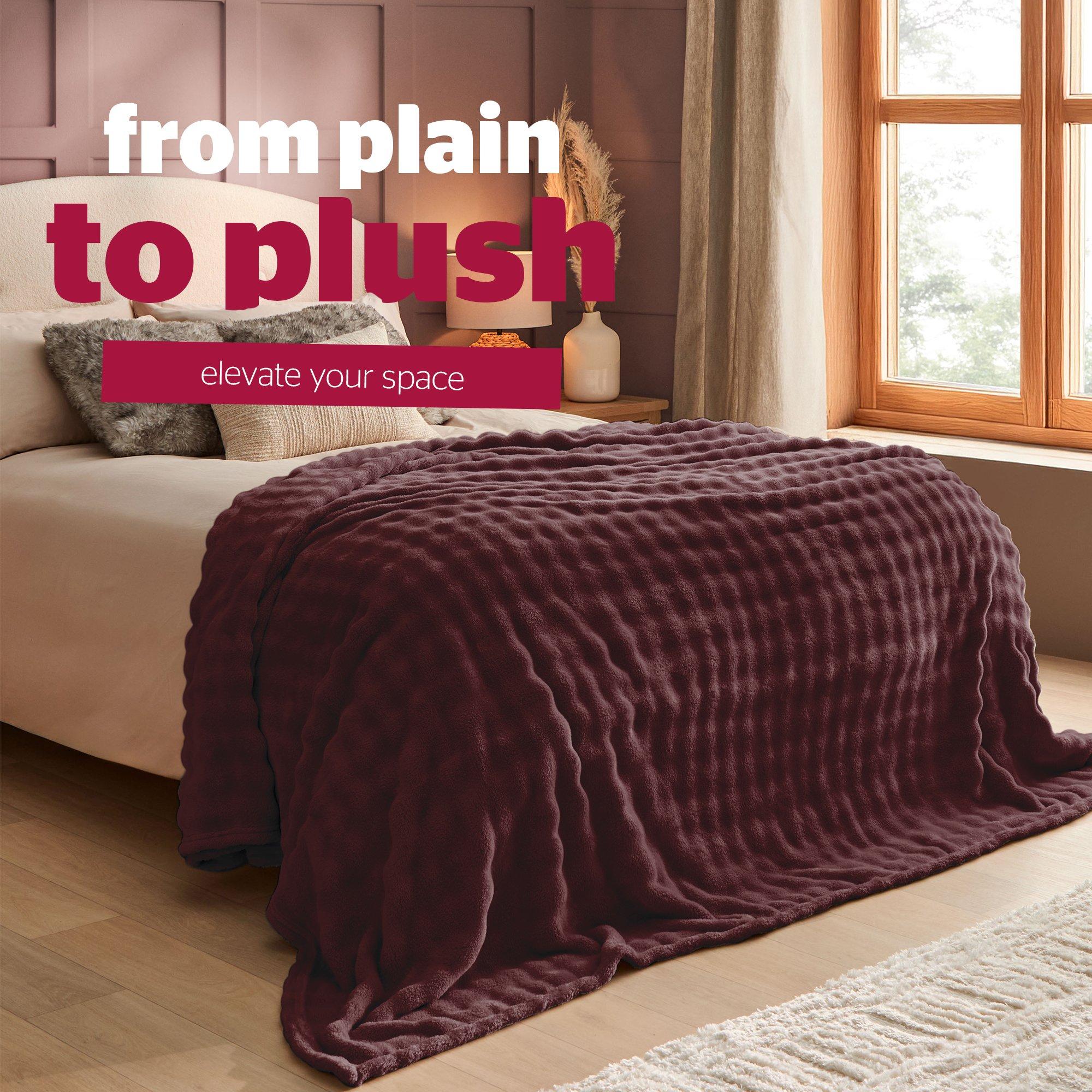 Berry - Silentnight - Snugsie Bubble Blanket - 4