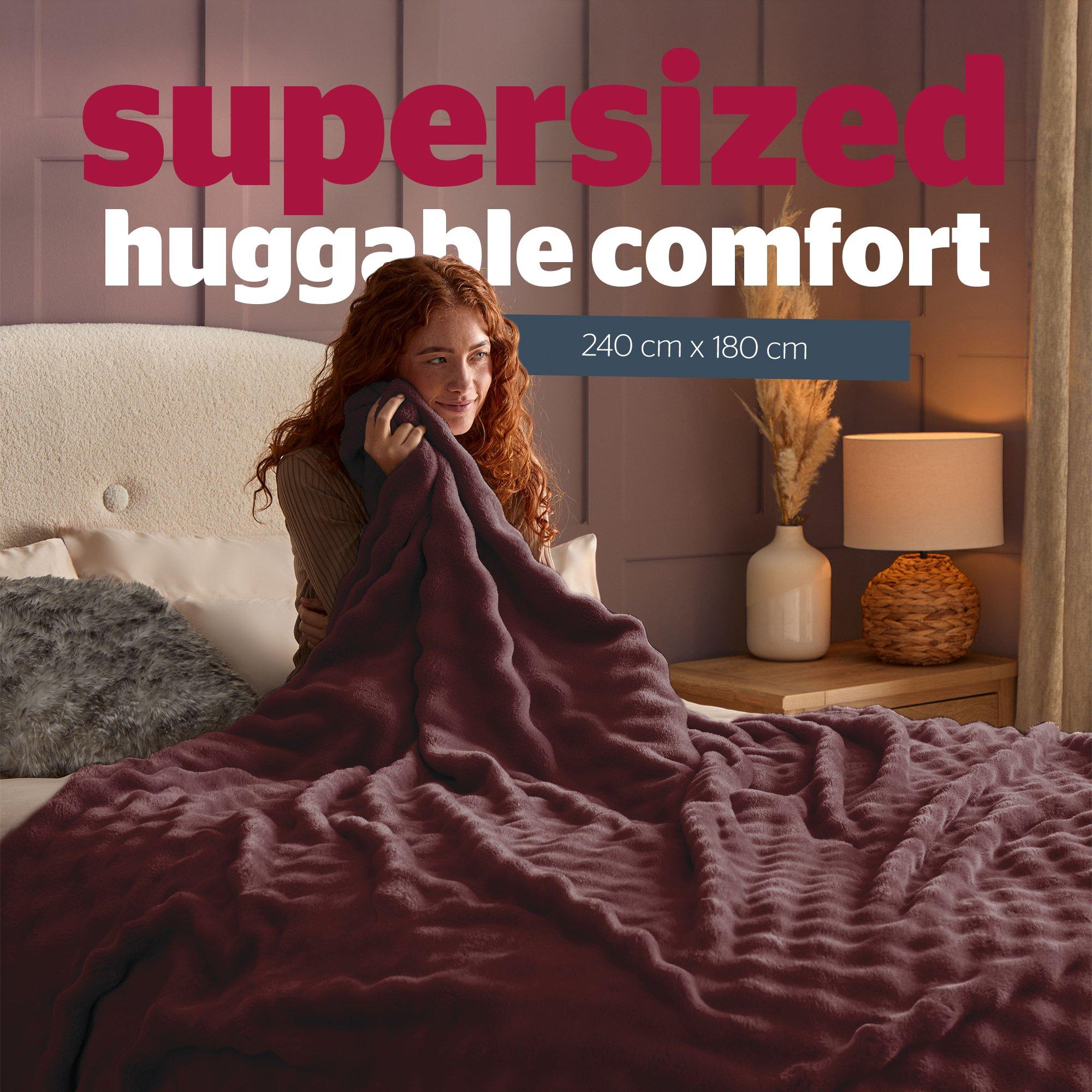 Berry - Silentnight - Snugsie Bubble Blanket - 6