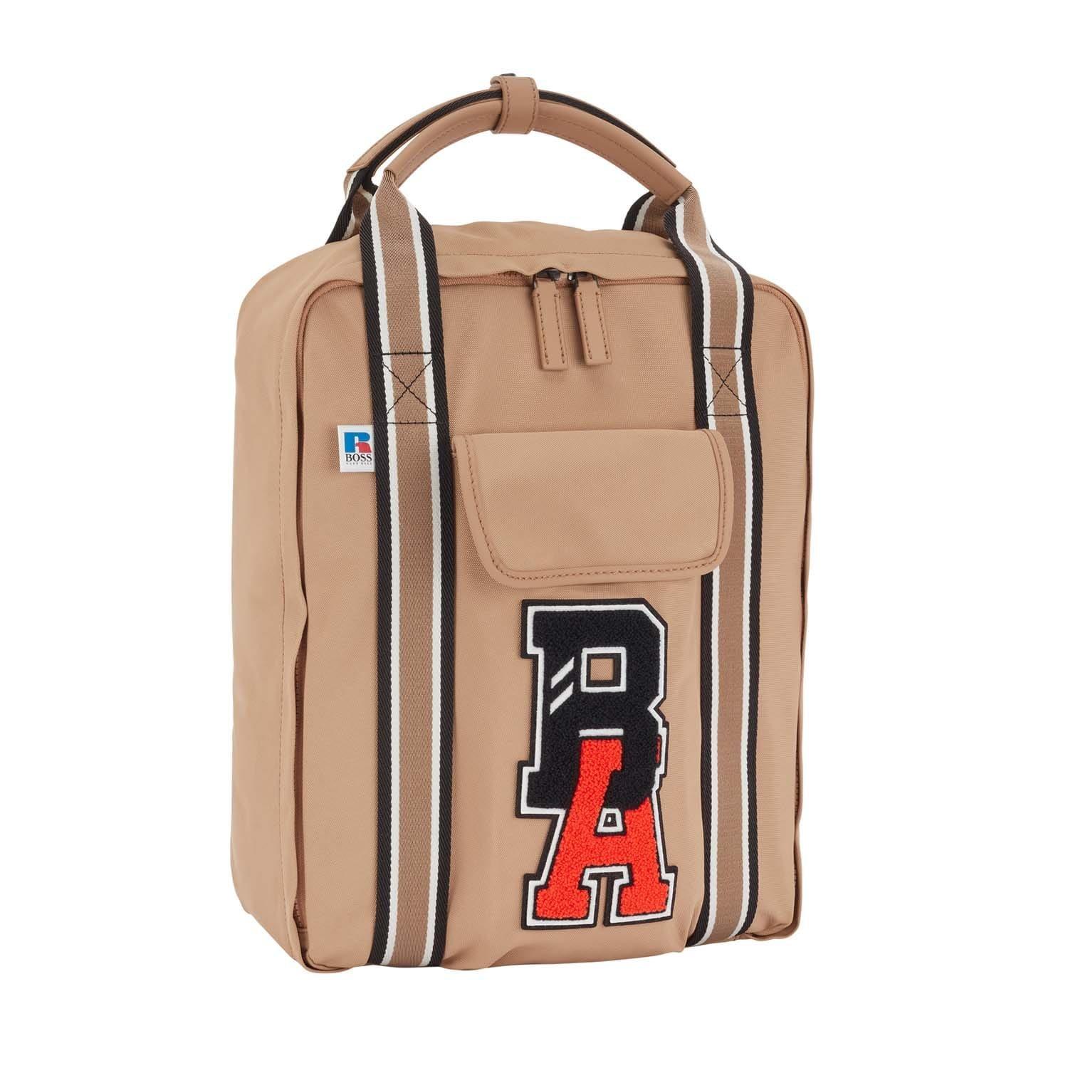 Beige - Boss x Russell Athletic - Squared Backpack - 3