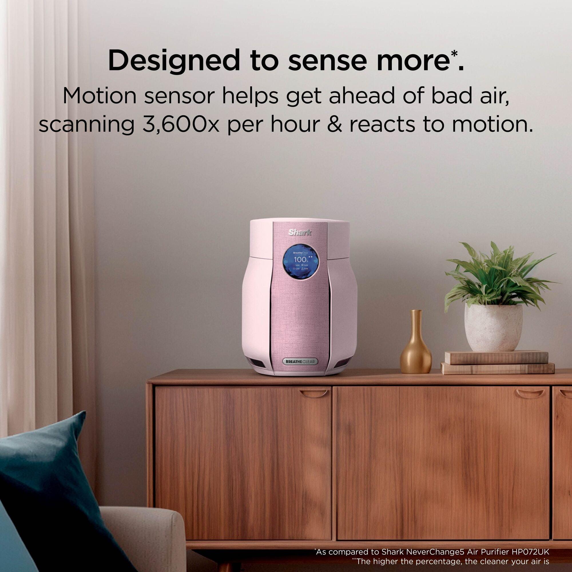 Blush - Shark - BreatheClear Compact Air Purifier HP062UKPK - 2