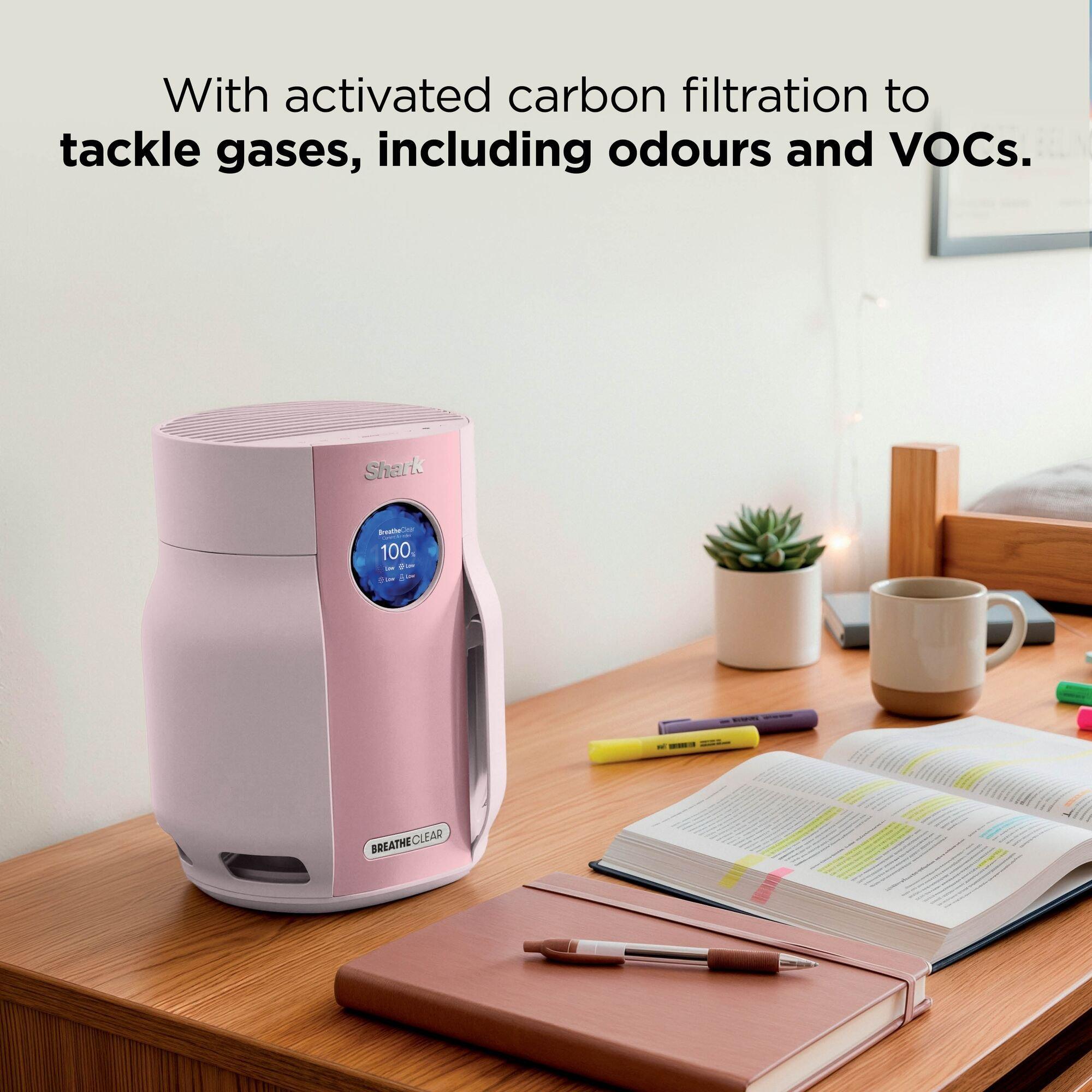 Blush - Shark - BreatheClear Compact Air Purifier HP062UKPK - 4