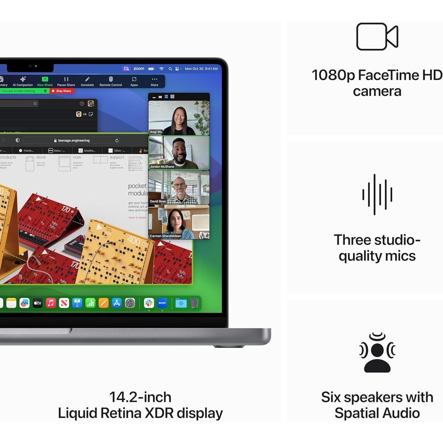 Apple 14-inch MacBook Pro: Apple M3 chip 1TB | Sports Direct