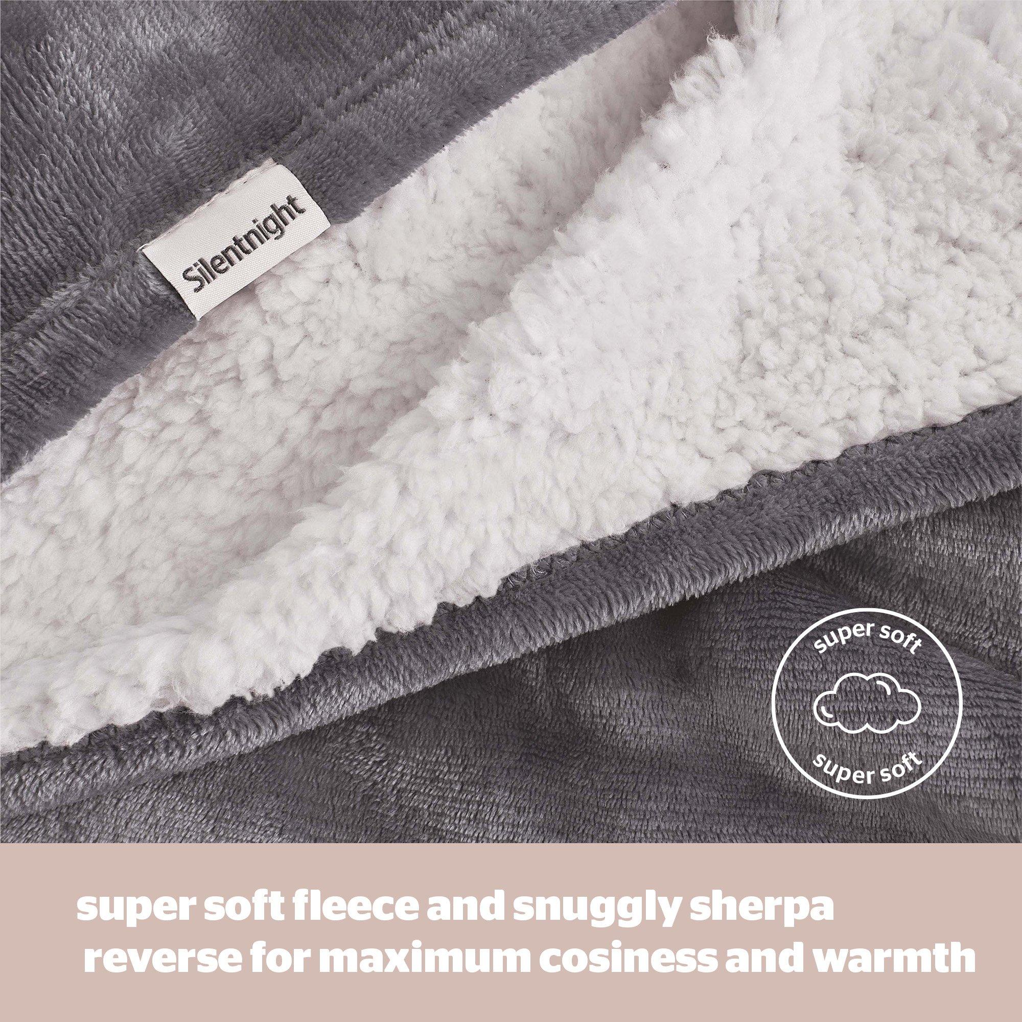 Grey - Silentnight - Snugsie USB Heated Wearable Blanket - 6