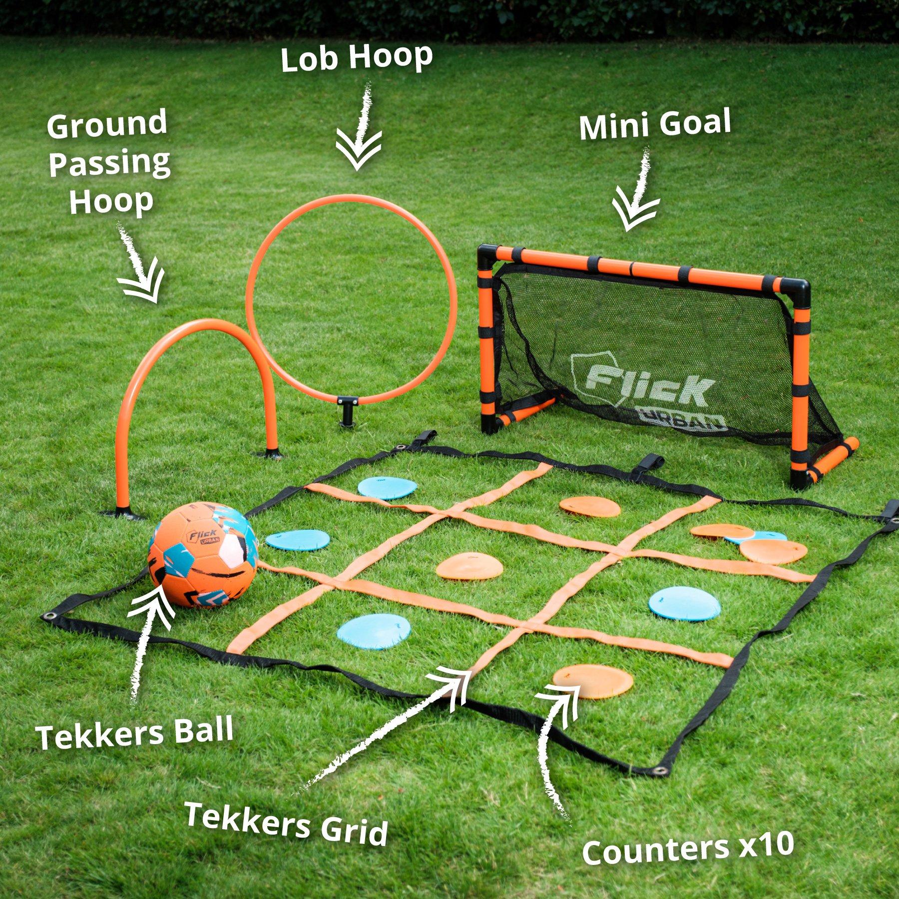 Orange Black & - Football Flick - Football Flick Urban Tekkers pack - 2