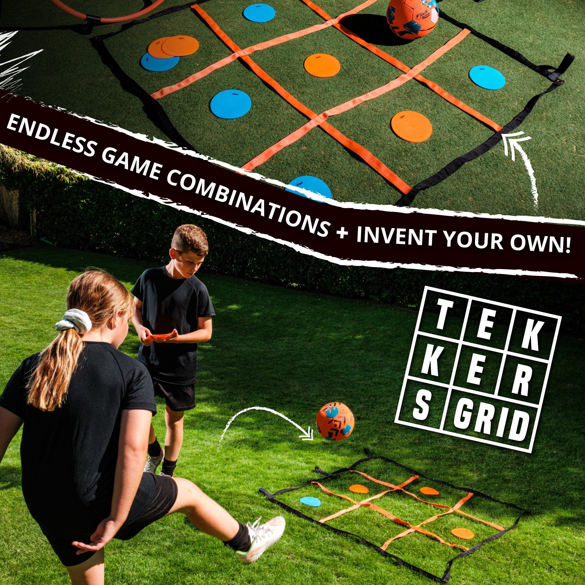 Orange Black & - Football Flick - Football Flick Urban Tekkers pack - 3