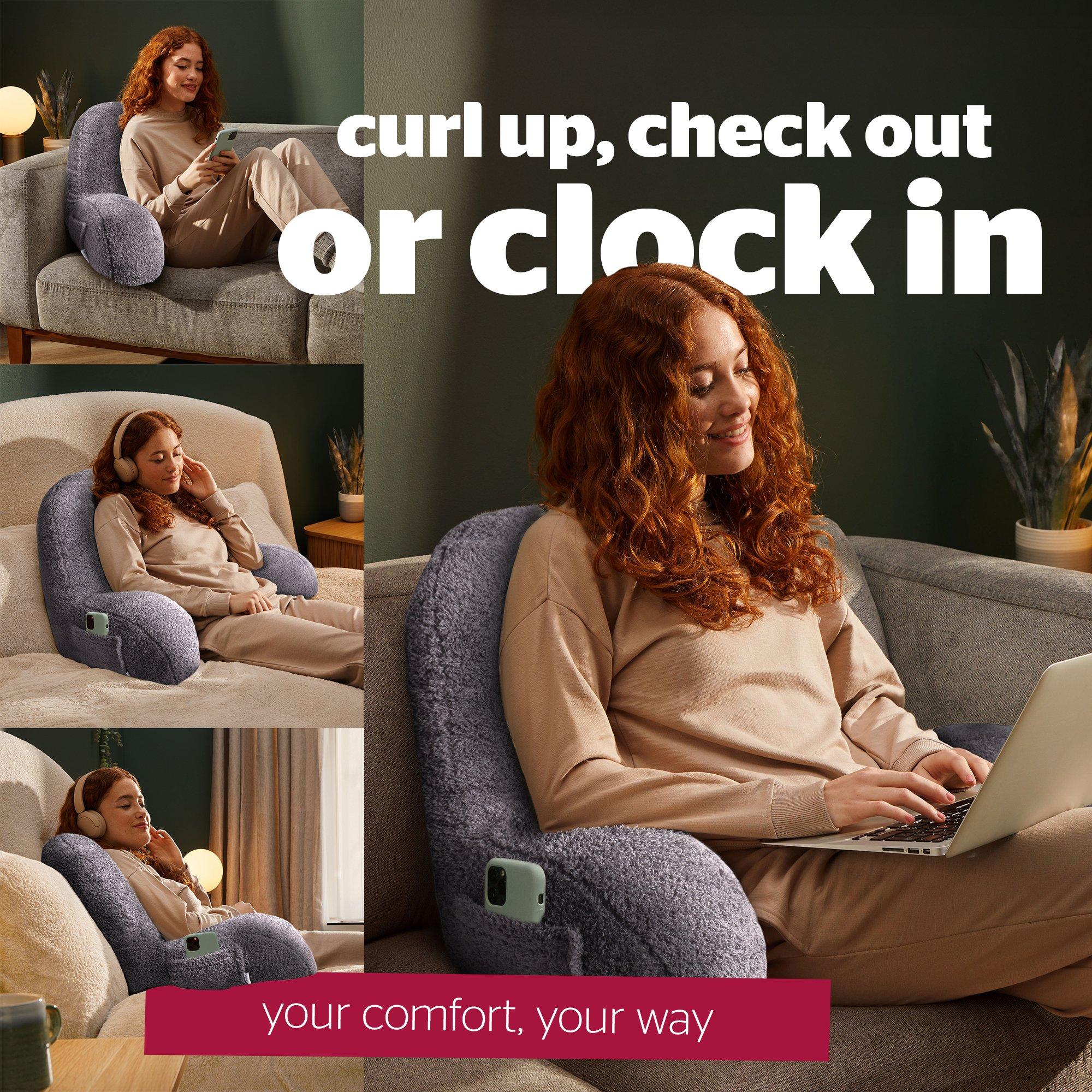 Grey - Silentnight - Cosy Cuddles Cuddle Pillow - 2
