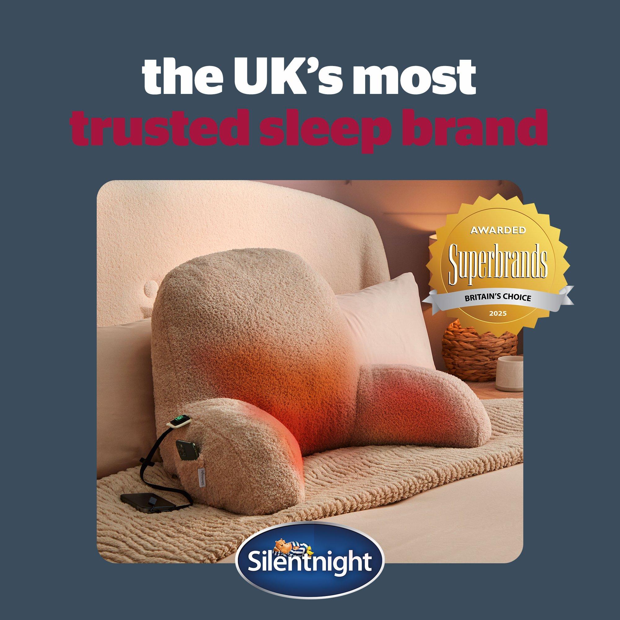 Natural - Silentnight - Cosy Cuddles USB Heated Cuddle Pillow - 8
