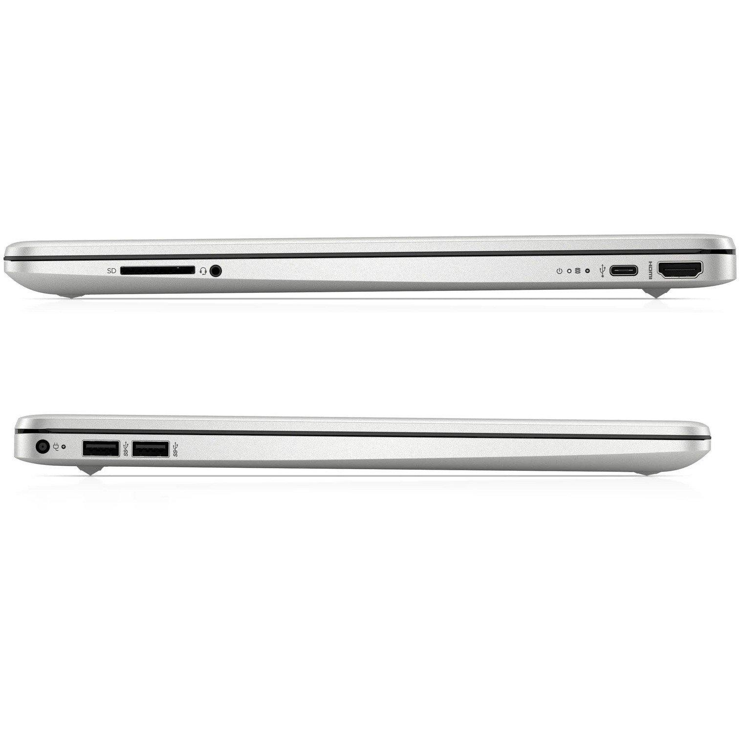 Silver - HP - HP 15s Laptop - Core i3 8GB 256GB - Win 11S - 5