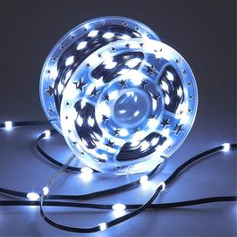 Snowtime Ice White LED Copper Wire Lights on a Reel