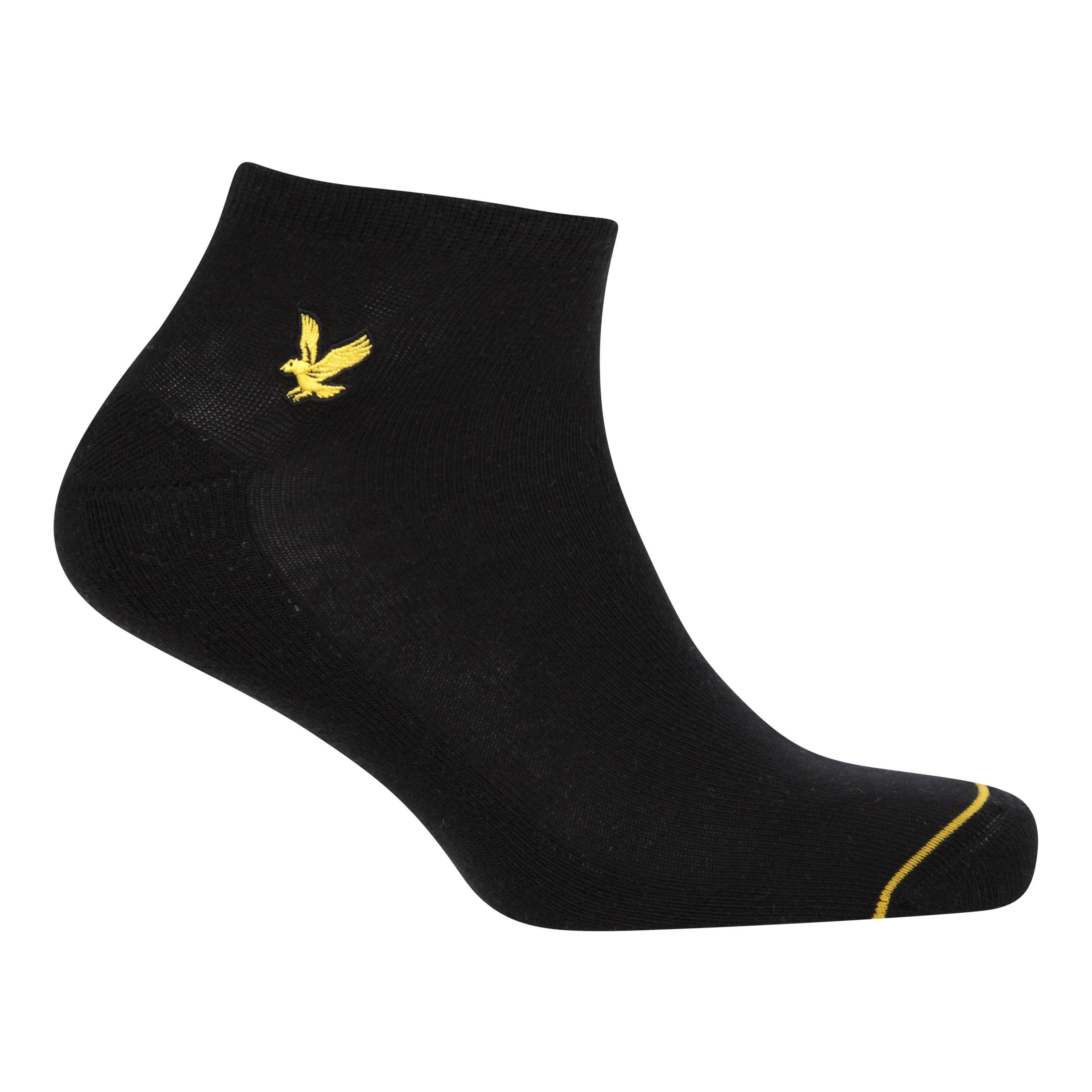 Wit/Grijs/Zwart - Lyle and Scott - Lyle 3P Ankle Socks Sn63 - 2