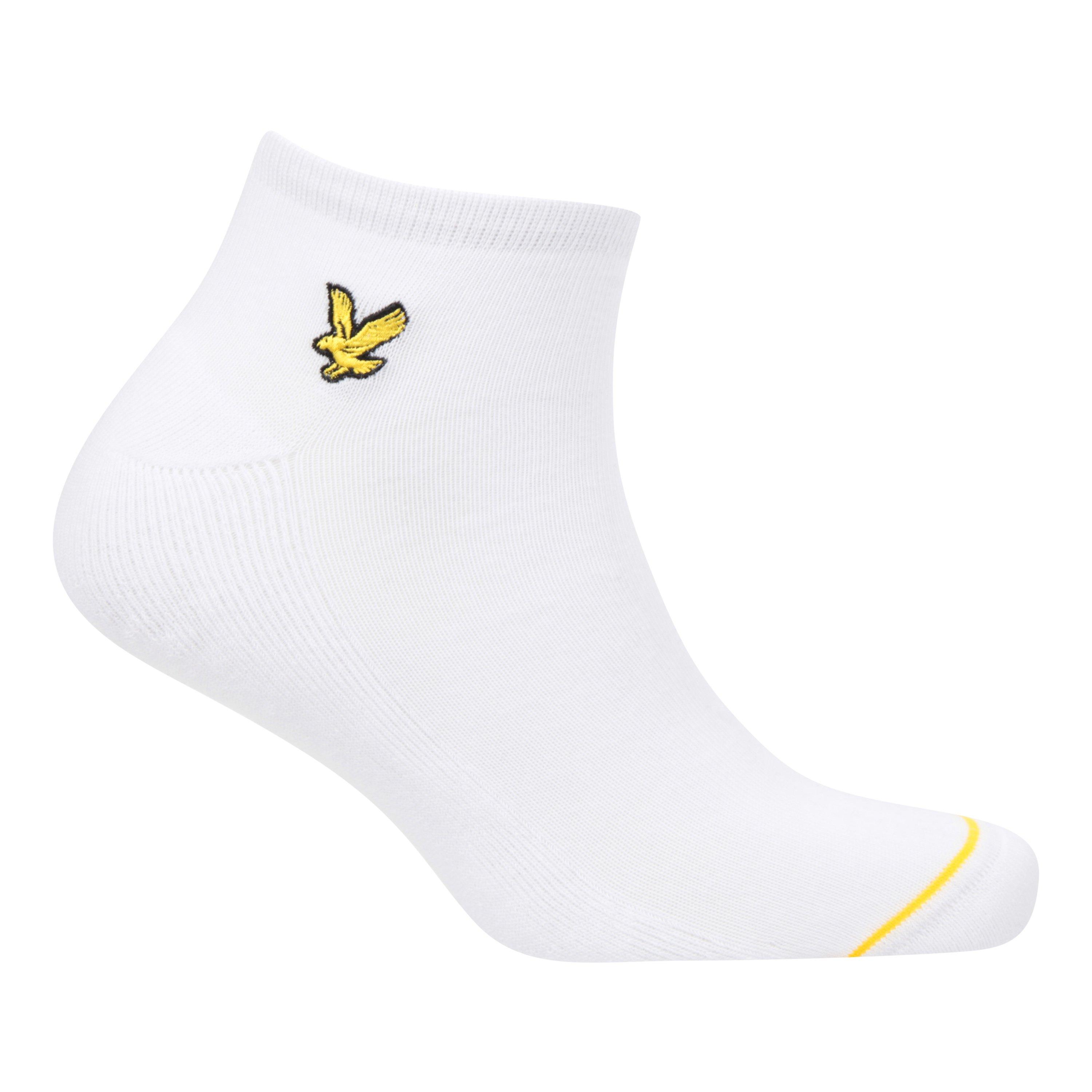 Wit/Grijs/Zwart - Lyle and Scott - Lyle 3P Ankle Socks Sn63 - 4