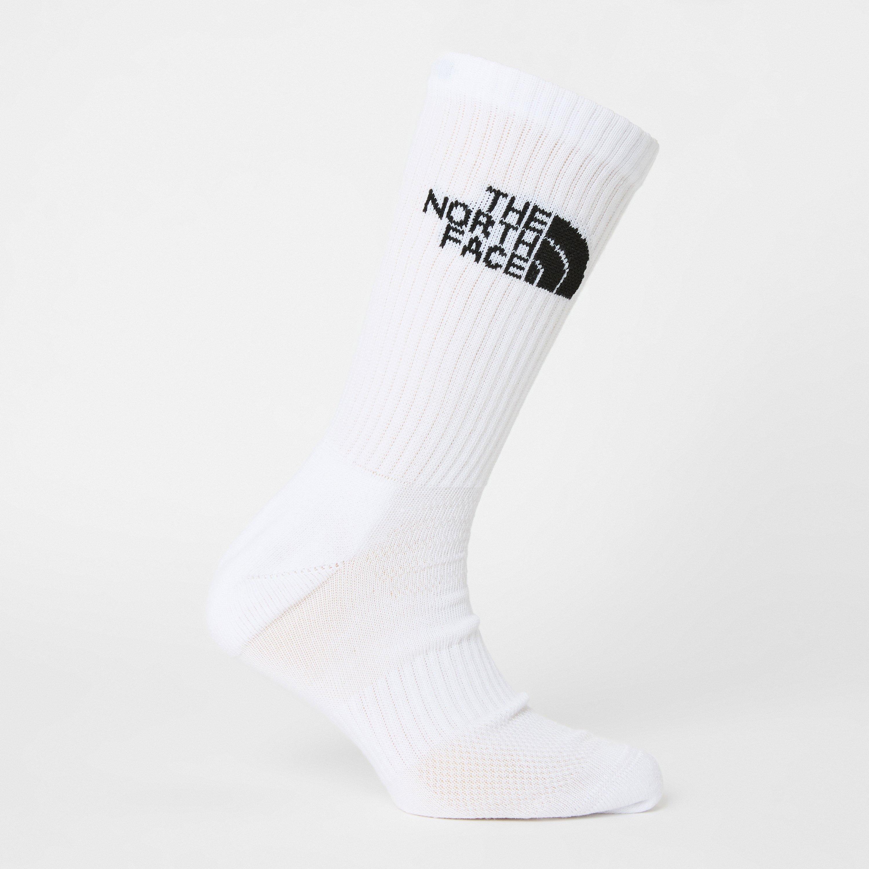 White FN4 - The North Face - North Face Multi Sport Cush Crew Sock 3p Tnf B - 2